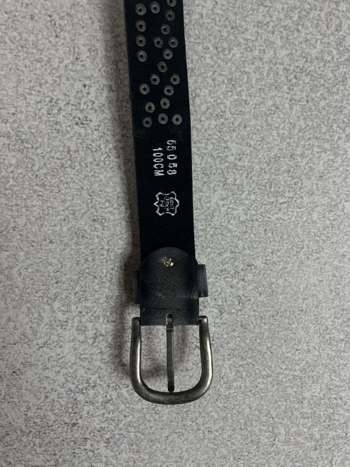 Other Vintage Y2K Leather Simon B.B. Style Avant Garde Belt Size ONE SIZE - 3 Thumbnail