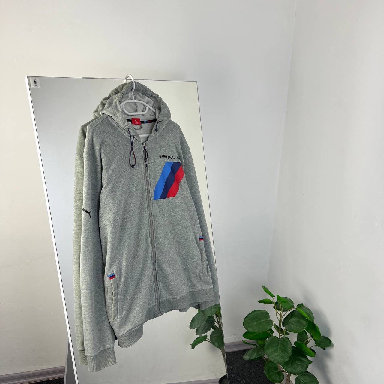 Vintage Puma BMW Motorsport Big Logo Zip Up Hoodie