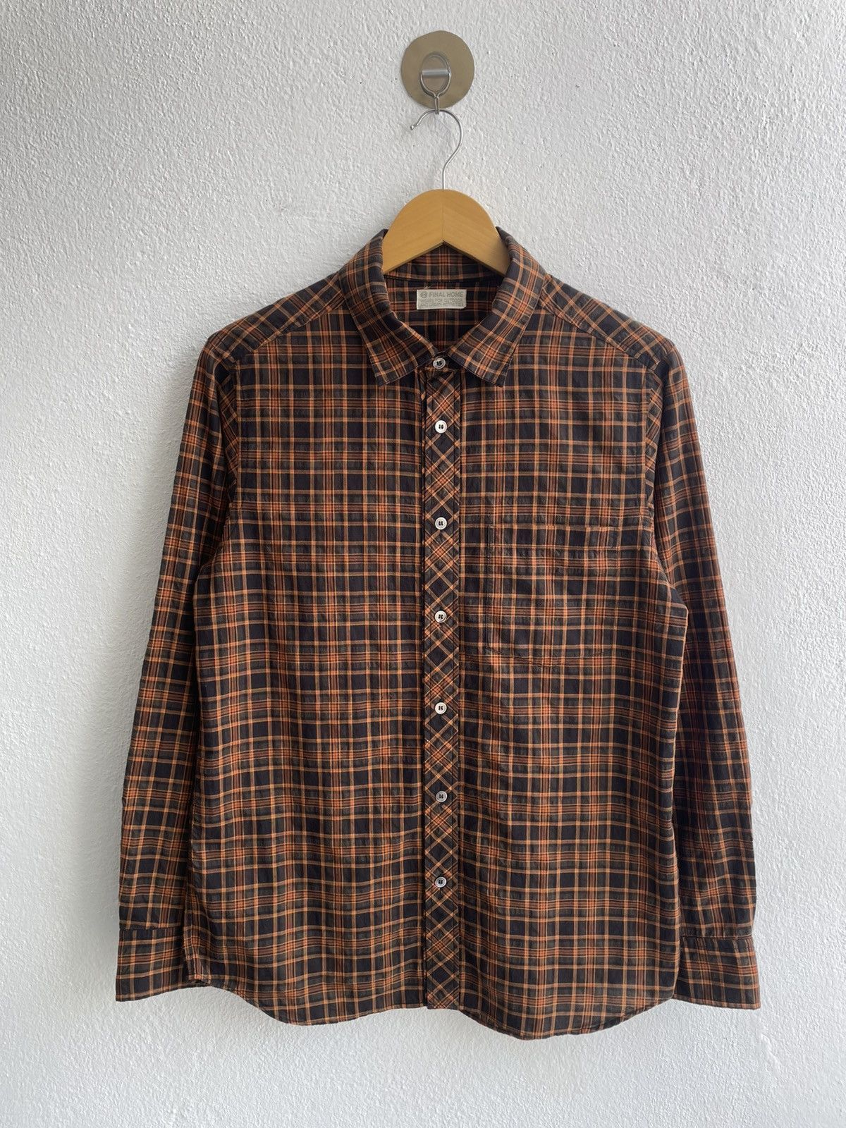 Final Home Vintage Final Home Plaid Button Up Longsleeve Shirts Size US S / EU 44-46 / 1 - 1 Thumbnail