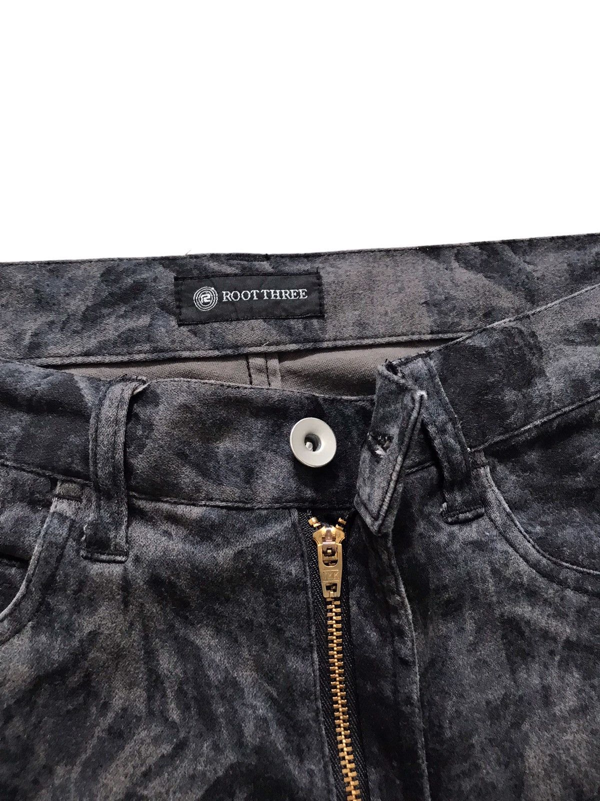 Japanese Brand Root Three Japan Abstract Art Pants Size US 28 / EU 44 - 7 Thumbnail