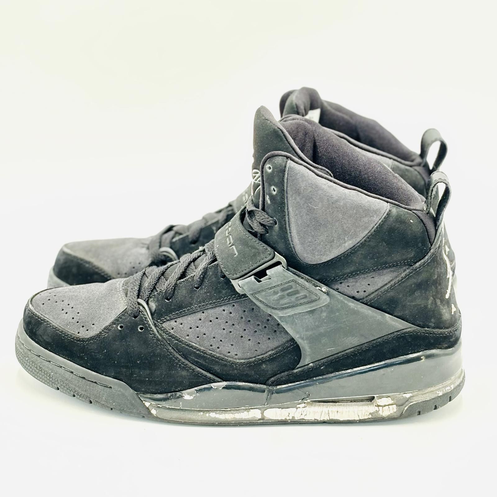 Designer Jordan Flight 45 High 'Black White' Size US 12 / EU 45 - 1 Thumbnail