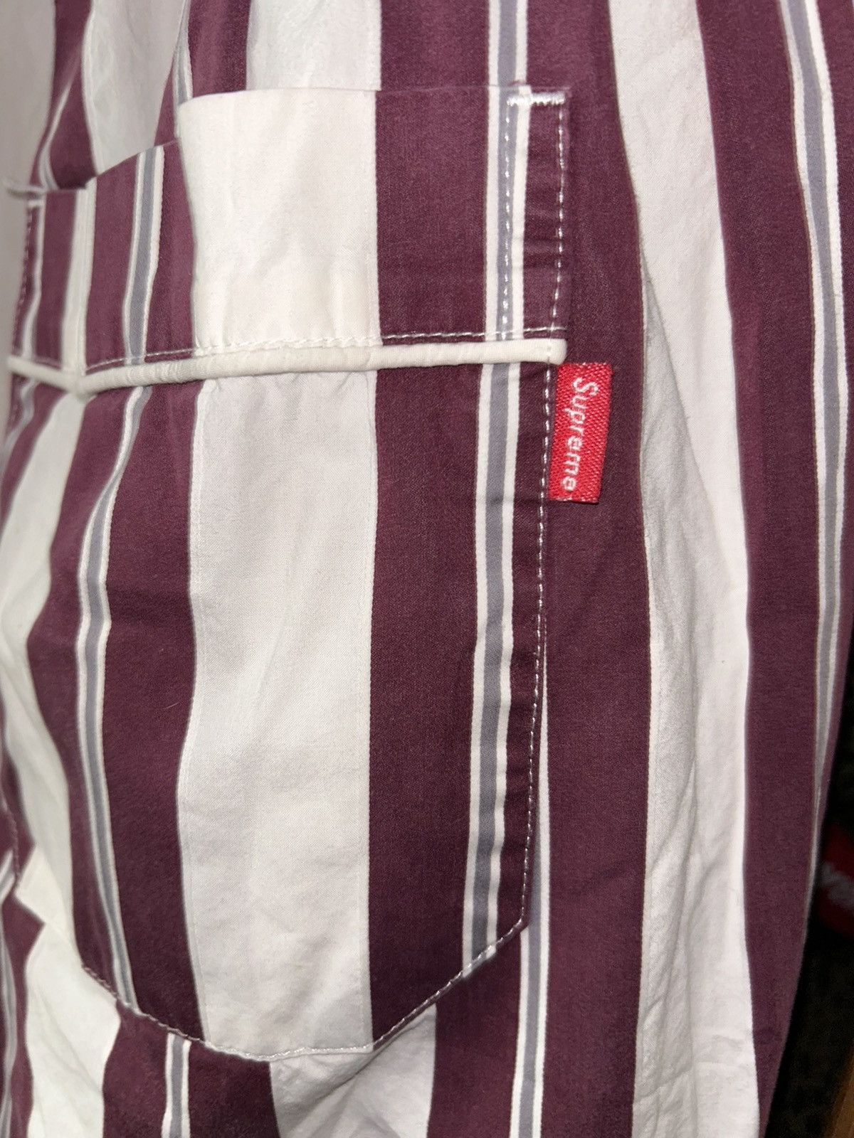 Supreme Supreme Striped Pyjama Pant FW16 size Small Size US 32 / EU 48 - 5 Thumbnail