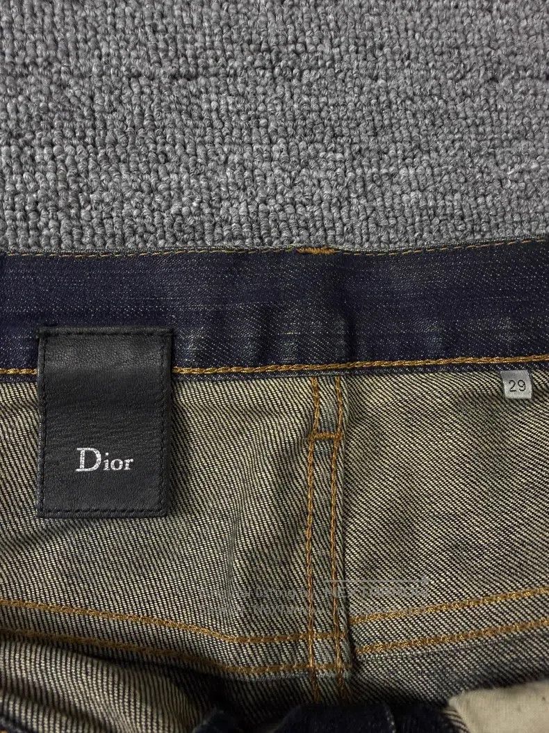Dior Dior Intense yellow mud dyed single knee distressed whiske Size US 29 - 5 Thumbnail