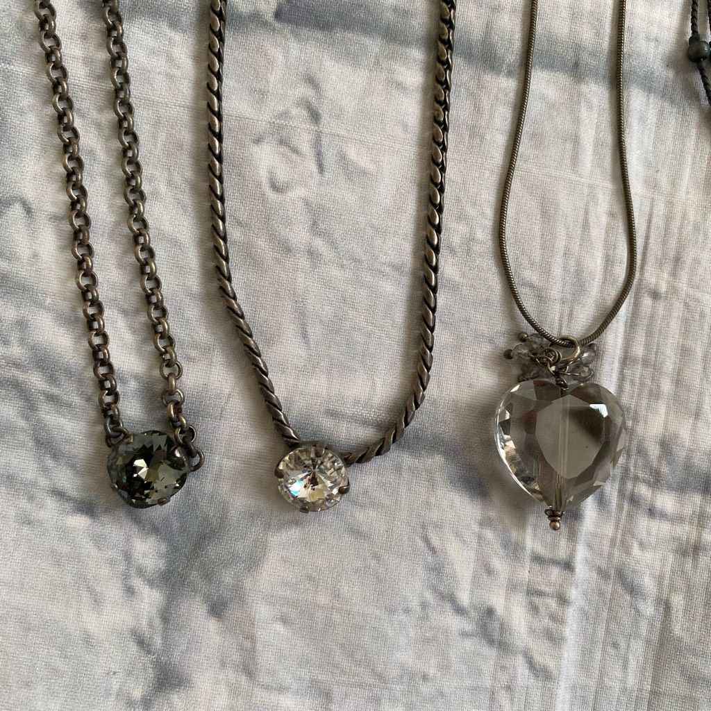 Other Necklace bundle with 9” chain drop w/single jewels and brace Size ONE SIZE - 2 Thumbnail