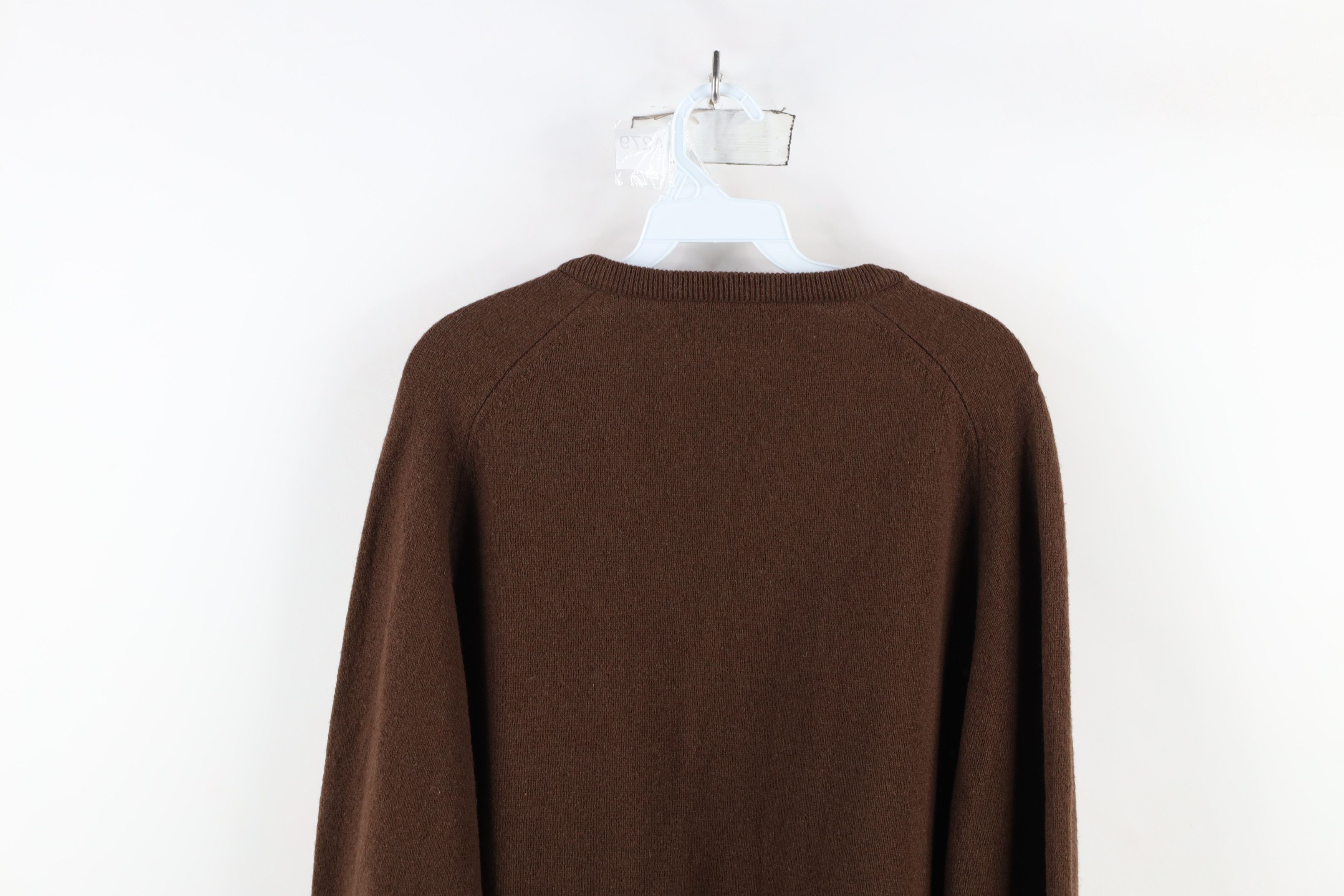 Vintage Vintage 70s Marchbank Gleneagles Wool Knit Sweater Brown Size US XL / EU 56 / 4 - 10 Thumbnail