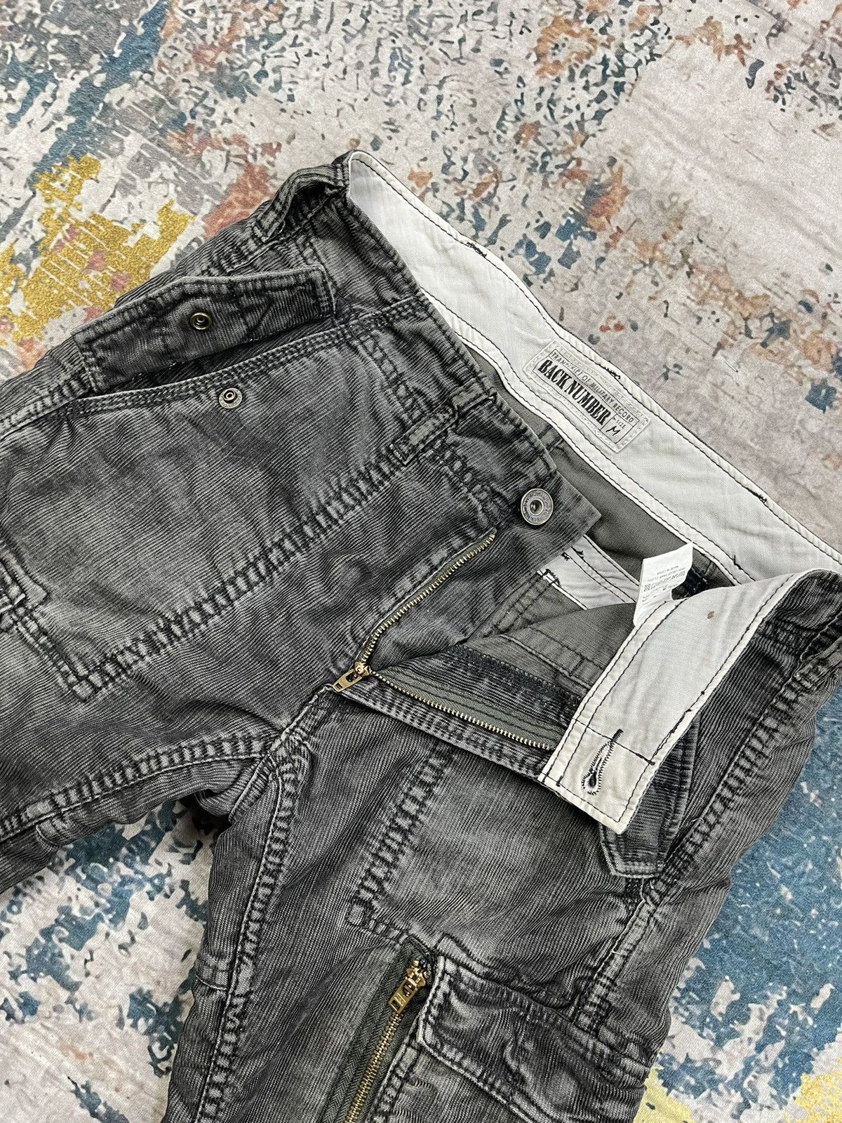 Japanese Brand Back Number Military Corduroy Cargo Tactical Bush Pants Size US 30 / EU 46 - 9 Thumbnail