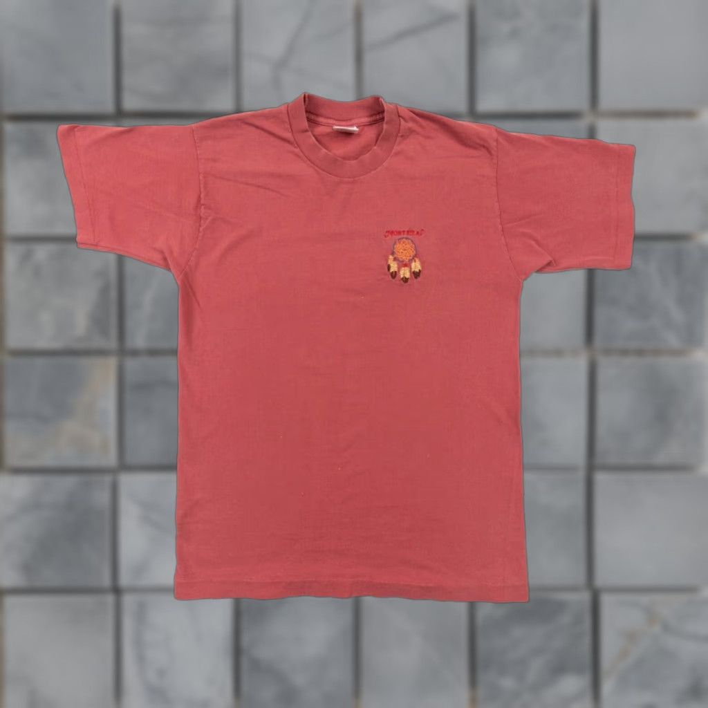 Fruit Of The Loom VINTAGE Montreal T-Shirt Adult Large Red 90s Cotton Crew Neck Short Sleeve Embroidered Logo Men Size US L / EU 52-54 / 3 - 1 Thumbnail