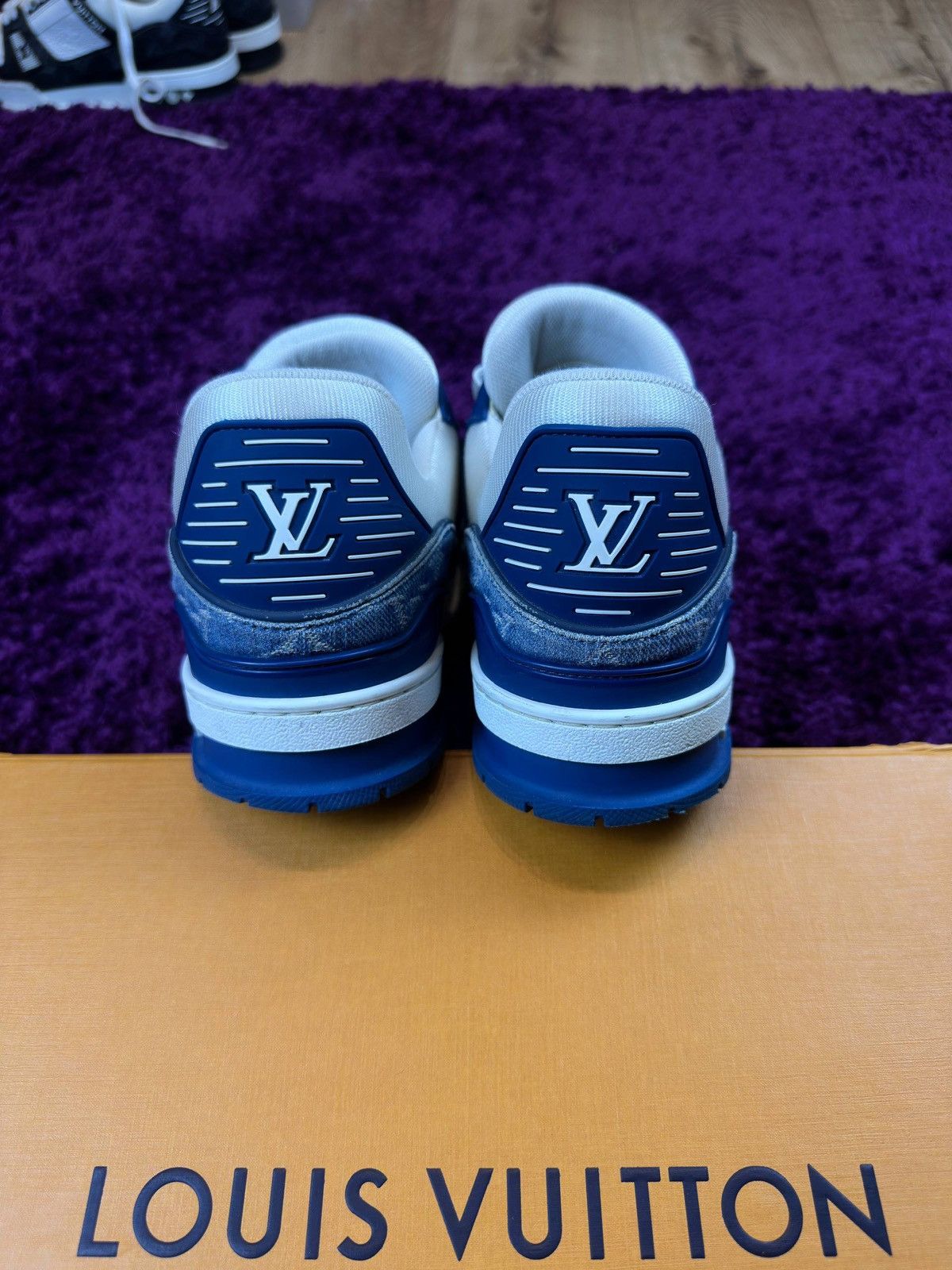 Louis Vuitton Louis Vuitton Trainer Blue Denim Size US 8.5 / EU 41-42 - 5 Thumbnail