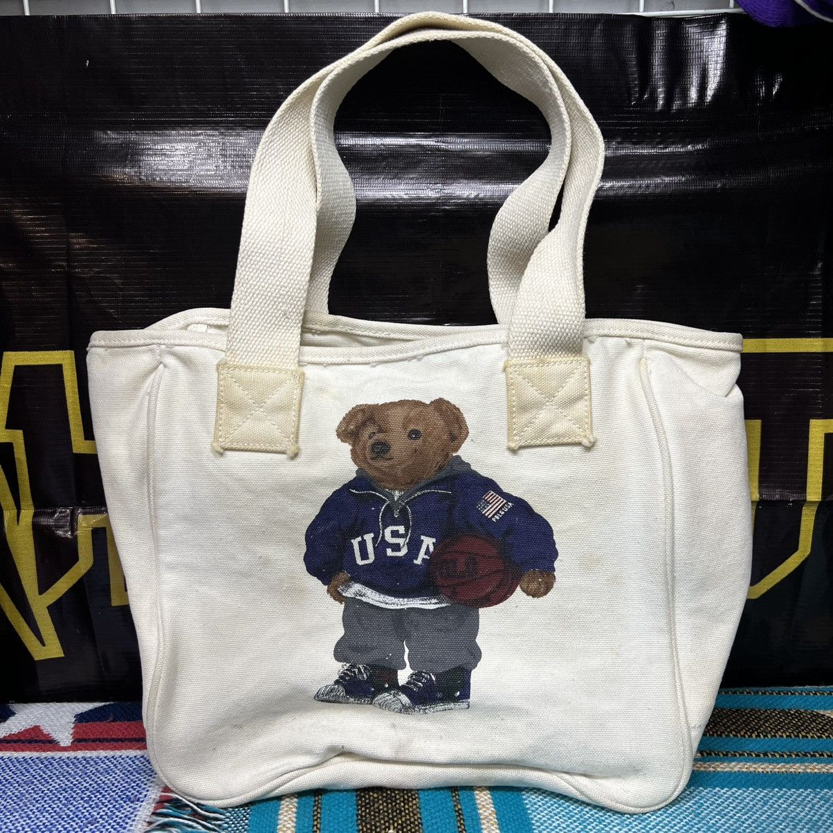 Polo Ralph Lauren × Vintage Ralph lauren polo bear tote bag