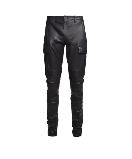 Amiri Amiri Leather Cargo Pants Black Size US 32 / EU 48 - 1 Thumbnail