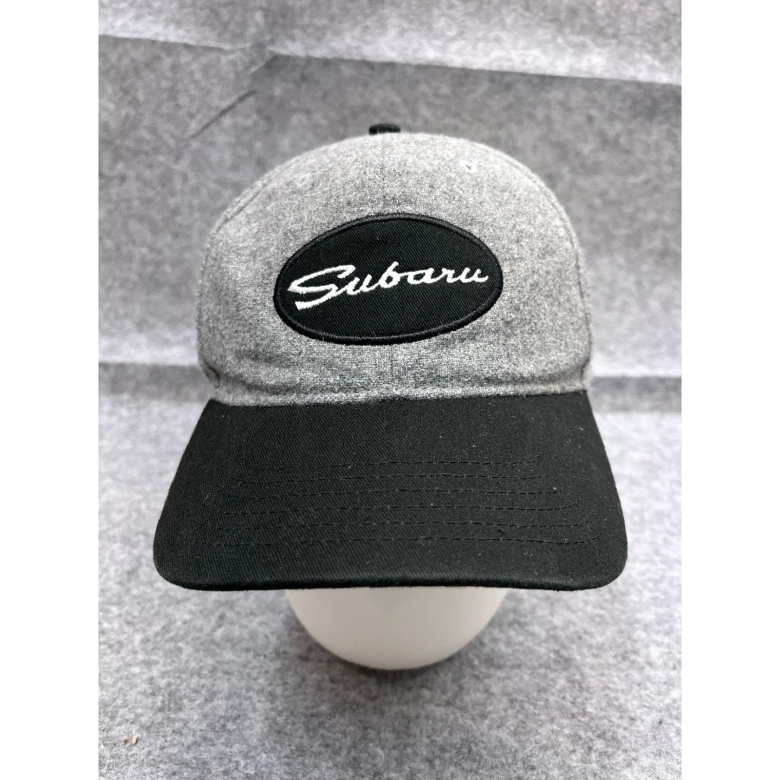 Vintage Subaru Hat Cap Snap Back Adult One Size Gray Black Cotton Blend Cars Outdoors Hat/Cap Size ONE SIZE - 2 Thumbnail