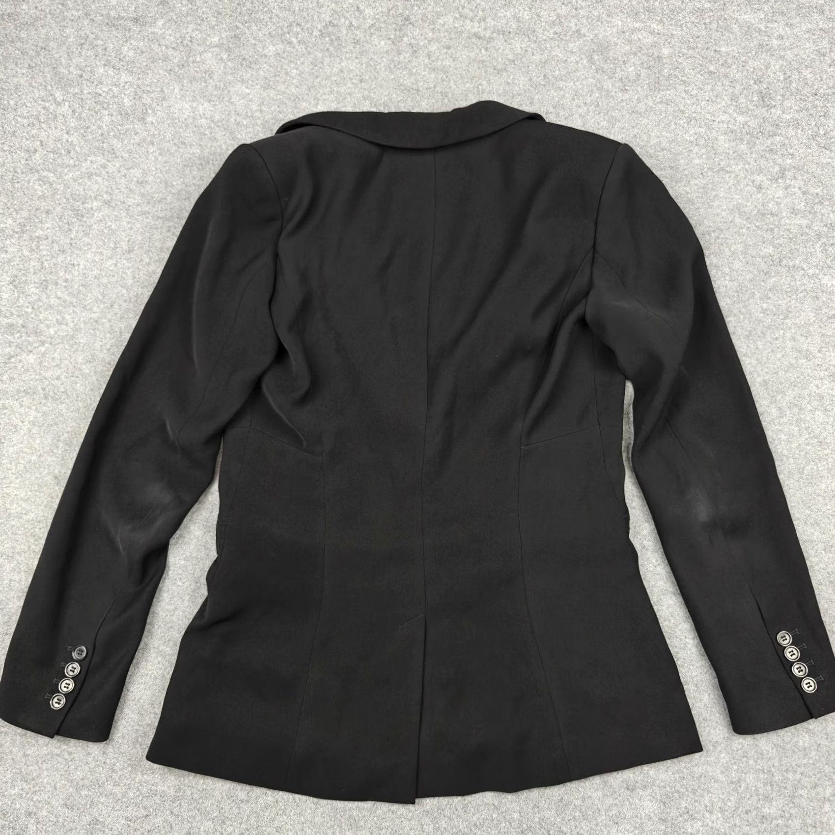Cartier Cartier Blazer Womens 38 Black One-Button Lined Jacket Office Workwear Vintage? Size XS / US 0-2 / IT 36-38 - 6 Thumbnail