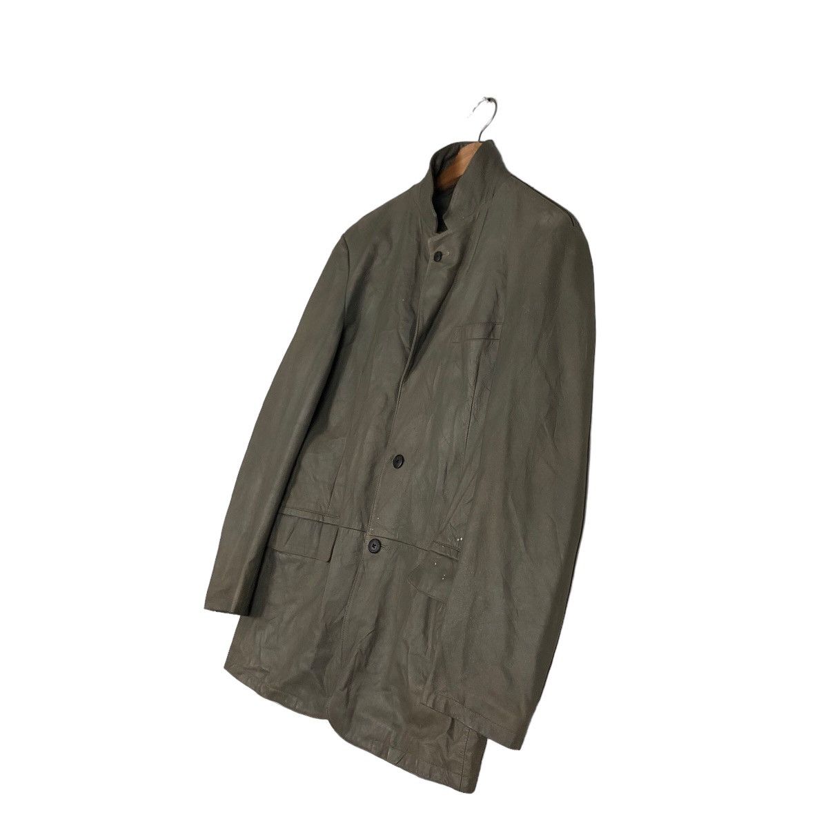 Japanese Brand 🔥Vtg Leather Jacket Chore Allegri Issey Miyake Japan Size US M / EU 48-50 / 2 - 2 Thumbnail