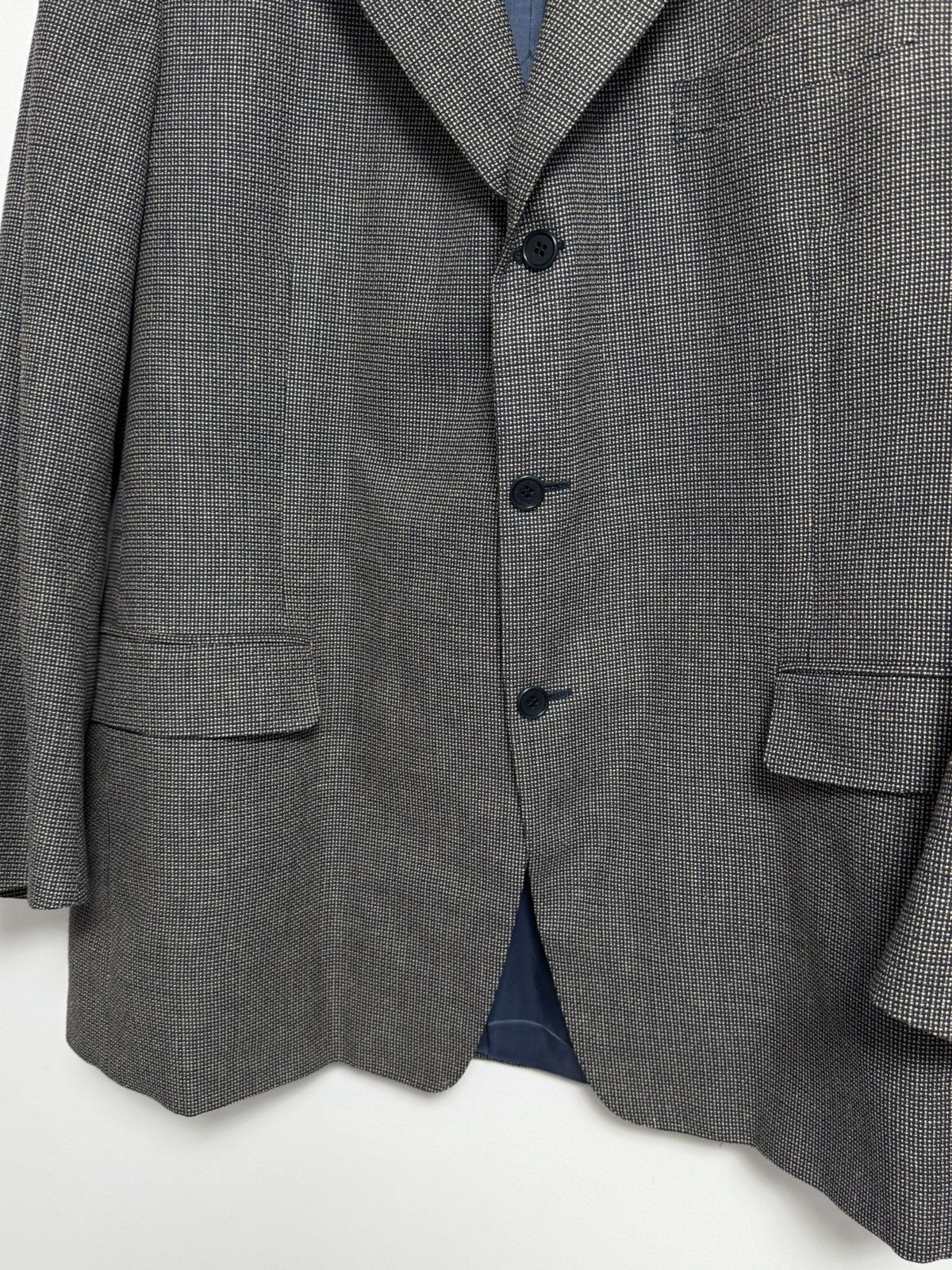 Canali Canali Blazer Men’s Blue Luxury Wool Silk 60-R Size Size 54L - 8 Thumbnail