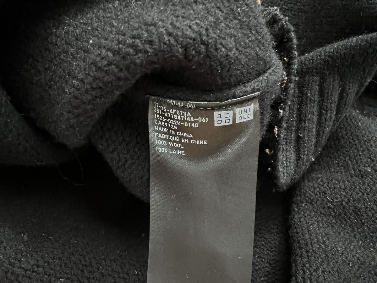 Uniqlo Uniqlo U Black Knitted Lambswool Jacket Sweater Size US L / EU 52-54 / 3 - 5 Thumbnail