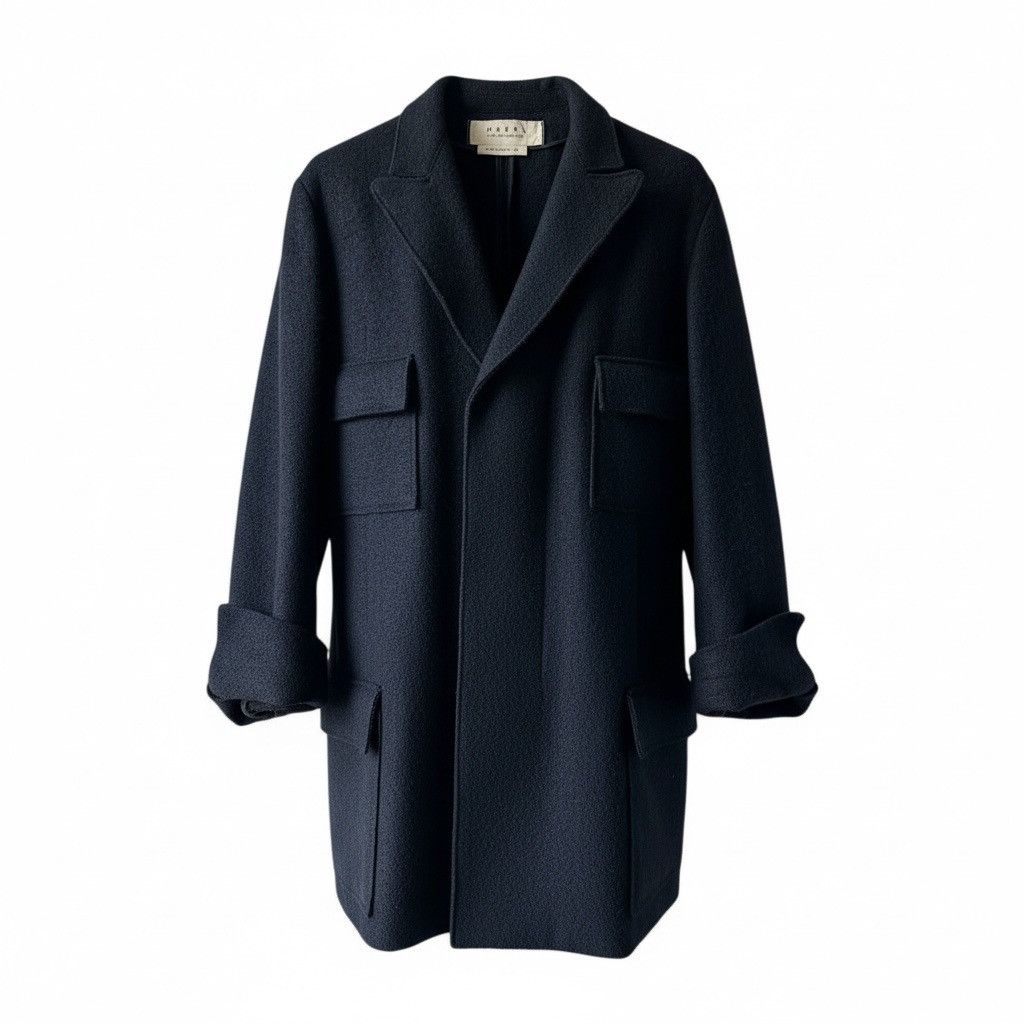 Marni Vintage Marni Wool Coat Black IT 40 US 6 Winter 2009 Unlined Size S / US 4 / IT 40 - 3 Thumbnail