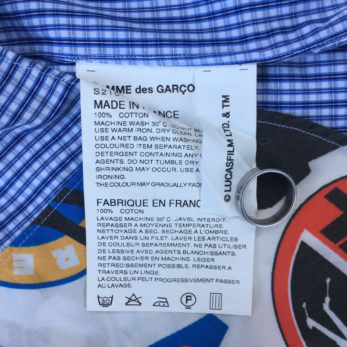 Comme des Garcons SHIRT Comme Des Garcons X Star Wars Shirt Size US XS / EU 42 / 0 - 7 Thumbnail