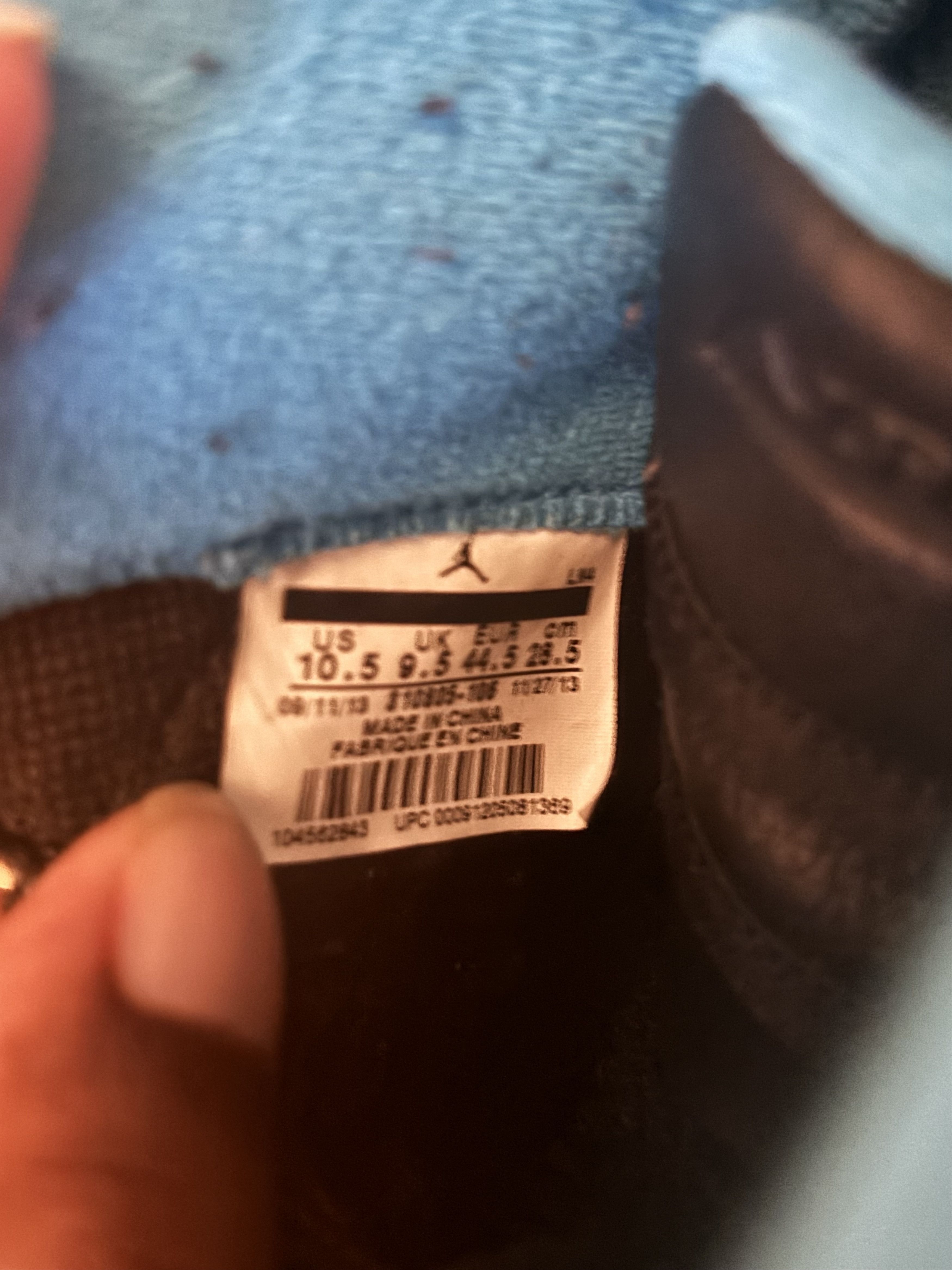 Nike Jordan 10 Powder Blue Custom Size US 10.5 / EU 43-44 - 5 Thumbnail