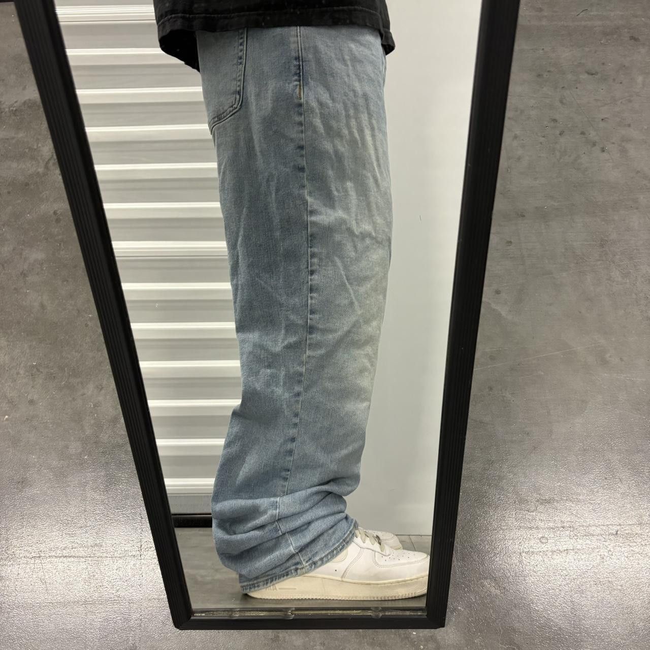 Old Navy Crazy Vintage Y2K/2000s Baggy Old Navy Loose Light Wash Denim Jeans! Size US 38 / EU 54 - 2 Thumbnail