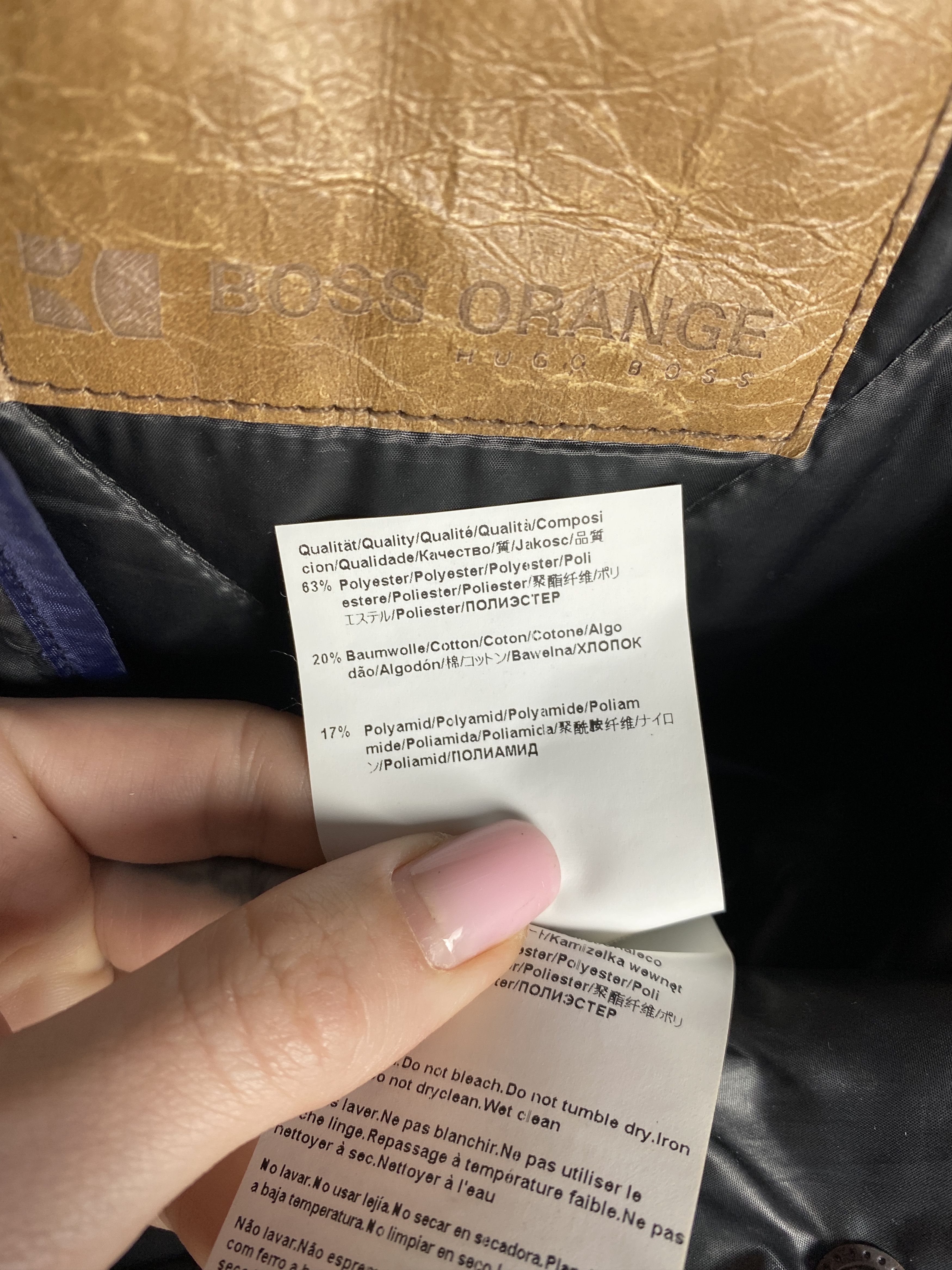 Hugo Boss × Vintage Hugo Boss Orange Vintage Mens 3 in 1 Jacket with lining Size US L / EU 52-54 / 3 - 21 Thumbnail