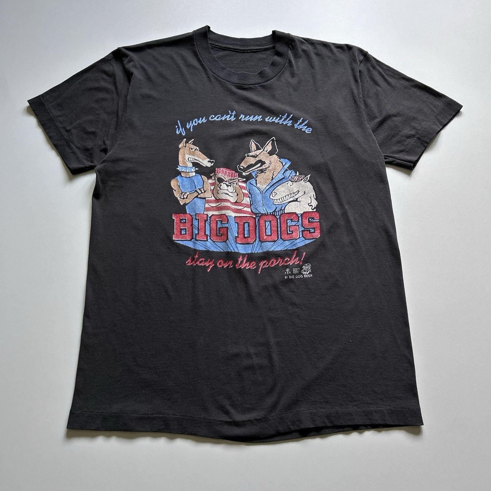 2001 NIKE BIG DOGS tシャツ ネイビー スウォッシュ 2XL Vintage Y2K Big Dogs Nike Swoosh Vintage Just Do It Tomorrow