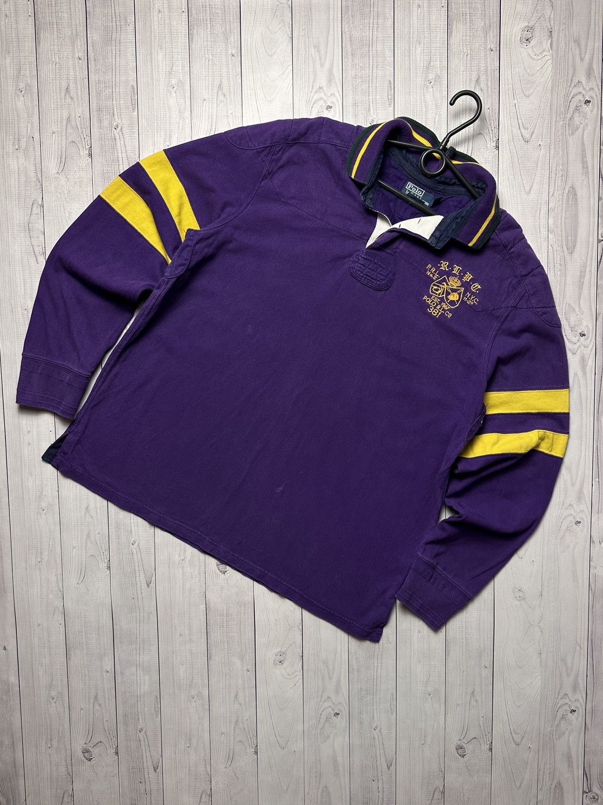 Ralph Lauren Vintage polo Ralph Lauren size XXL logo rare purple Size US XXL / EU 58 / 5 - 2 Thumbnail
