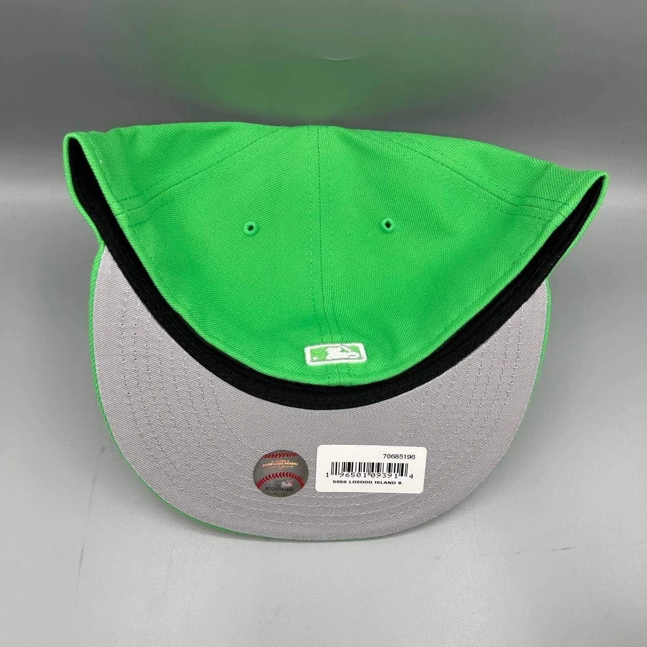 New Era Los Angeles LA Dodgers Hat Men 8 Green MLB Fitted Cap New Size ONE SIZE - 8 Thumbnail