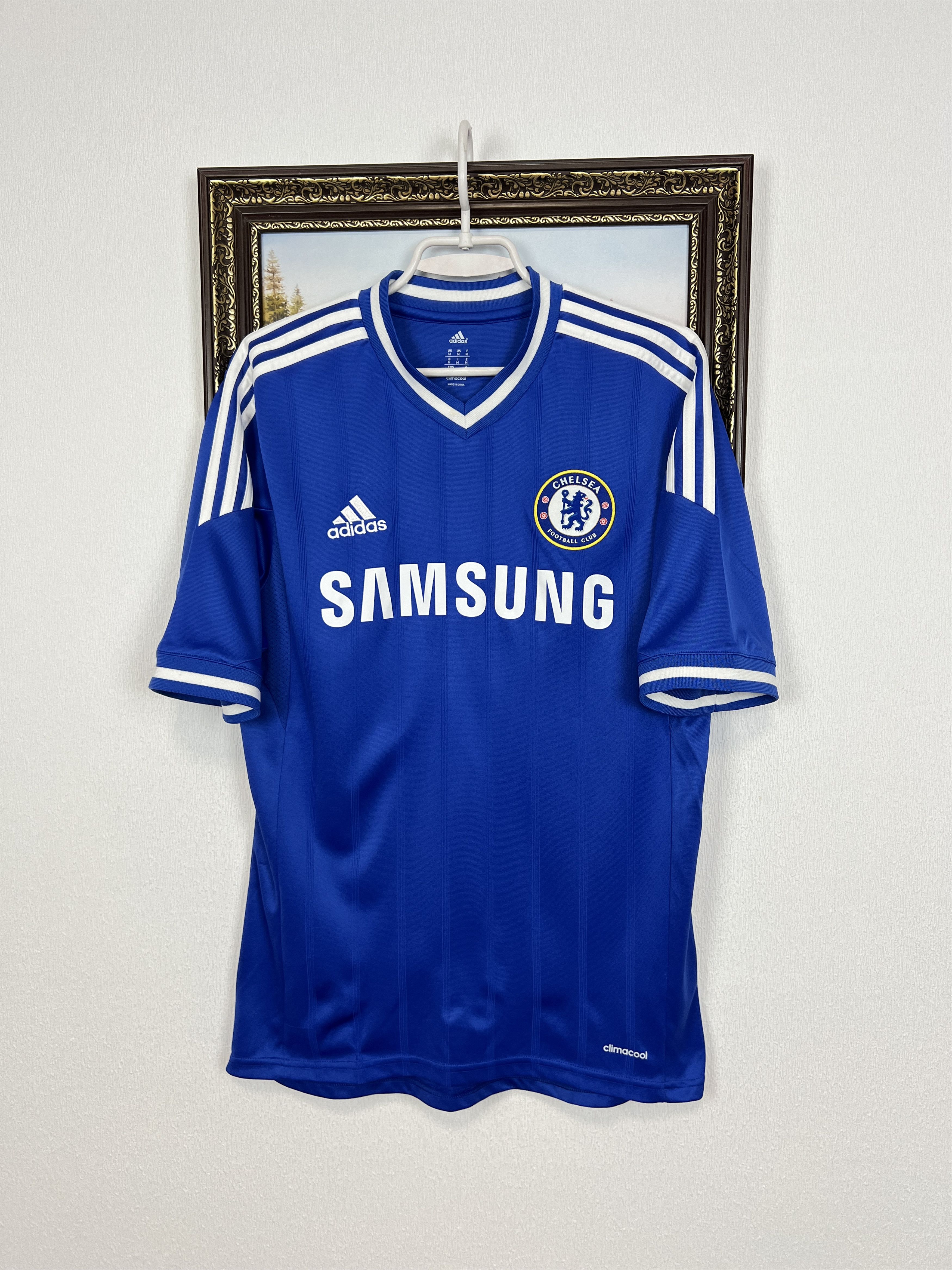Adidas Chelsea football shirt 2013 Soccer #5 Essien Adidas Tee Size US M / EU 48-50 / 2 - 4 Thumbnail