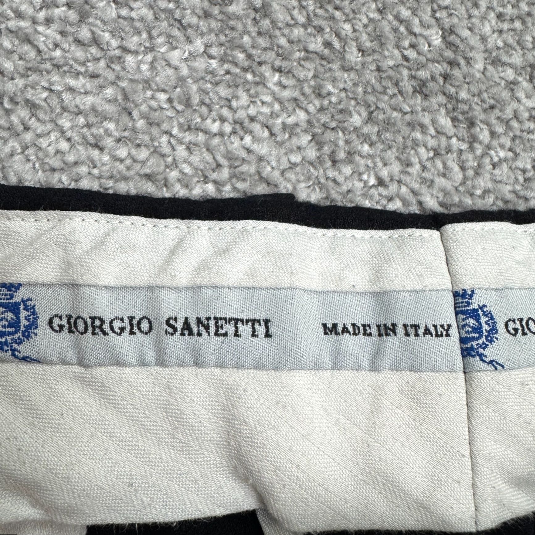 Vintage **Black Wool Mens Straight Leg Work Pants Giorgio Sanetti** User: Black Wool Mens Straight Leg Work Pants Giorgio Sanetti Size US 36 / EU 52 - 7 Thumbnail