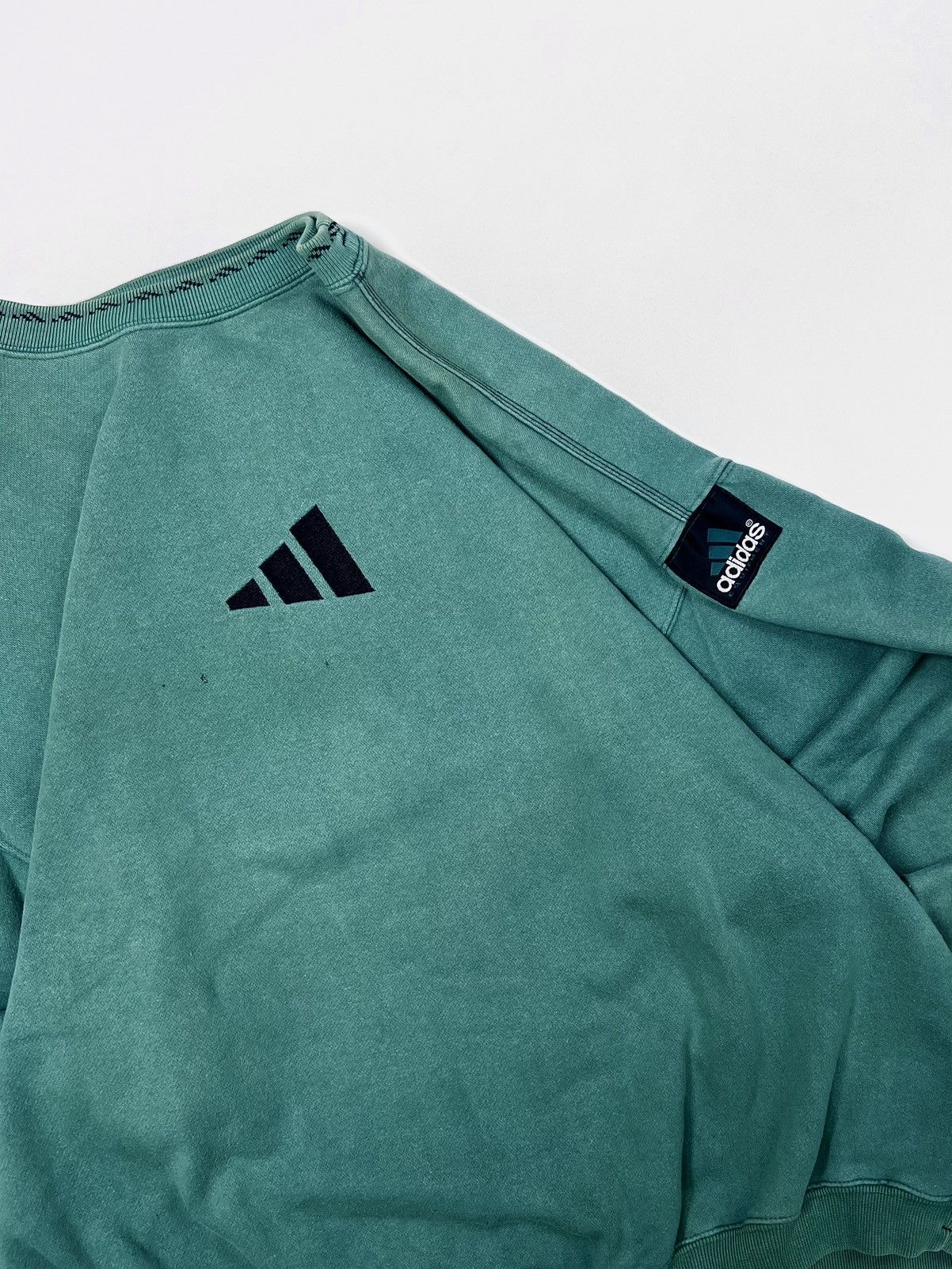 Adidas 1990s Adidas Equipment Green Crewneck Sweatshirt Vintage Size US L / EU 52-54 / 3 - 8 Thumbnail