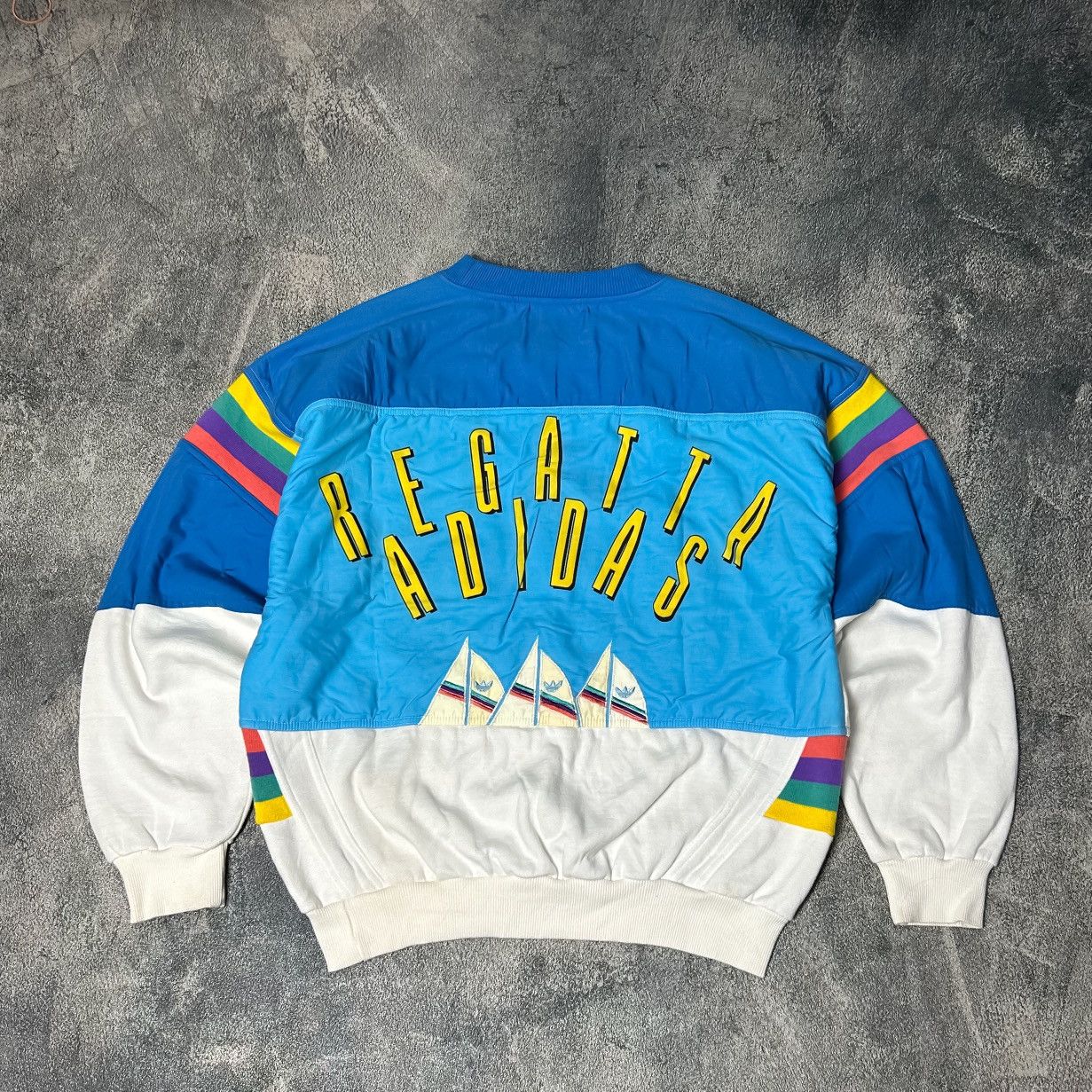 Adidas Very Rare Vintage 80s Adidas Regatta Sailing Size US L / EU 52-54 / 3 - 2 Thumbnail