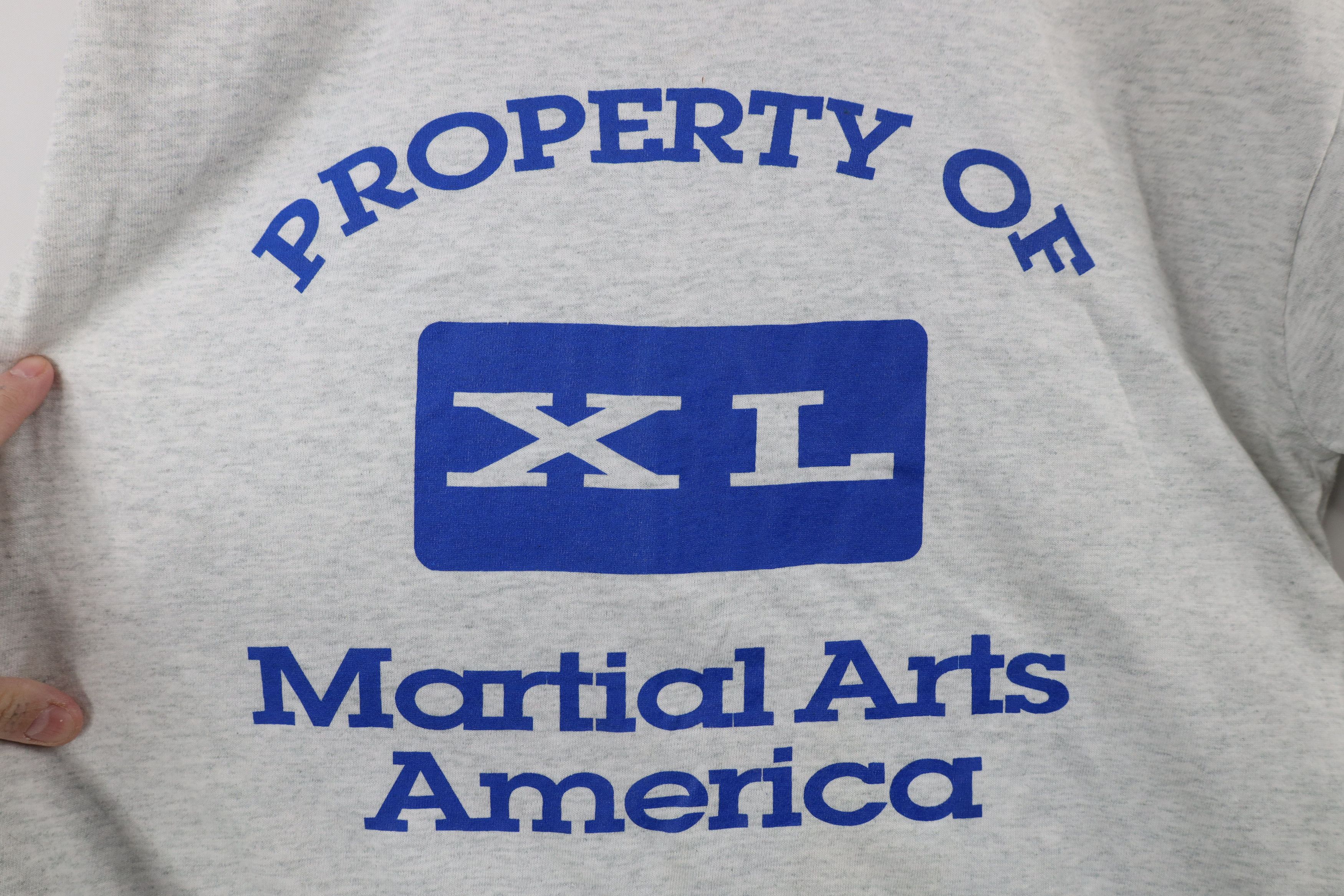 Vintage Vintage 90s Jiu Jitsu Martial America Short Sleeve T-Shirt Size US L / EU 52-54 / 3 - 4 Thumbnail