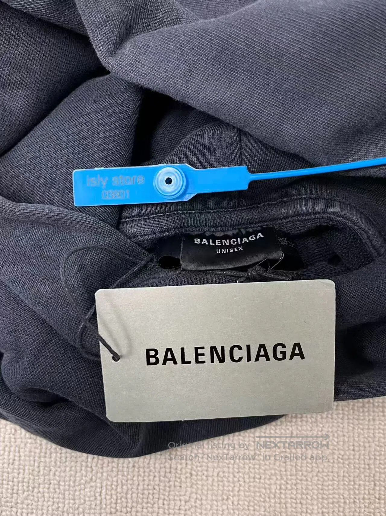 Balenciaga balenciaga graphic print hooded casual sweatshirt. Size US M / EU 48-50 / 2 - 4 Thumbnail