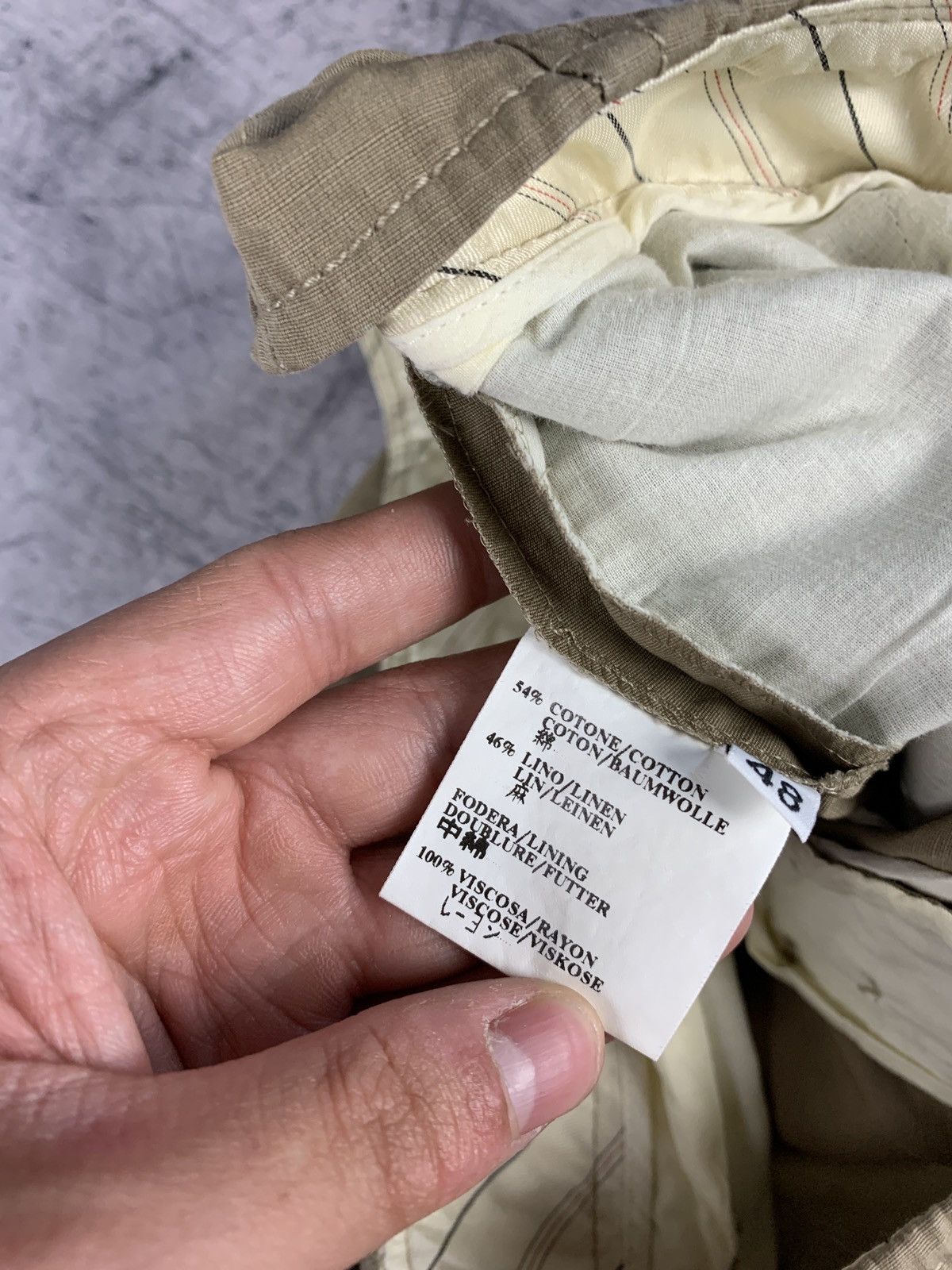 Costume National Costume National Homme Cotton/Linen Pants Men’s Size 48 Size US 34 / EU 50 - 6 Thumbnail