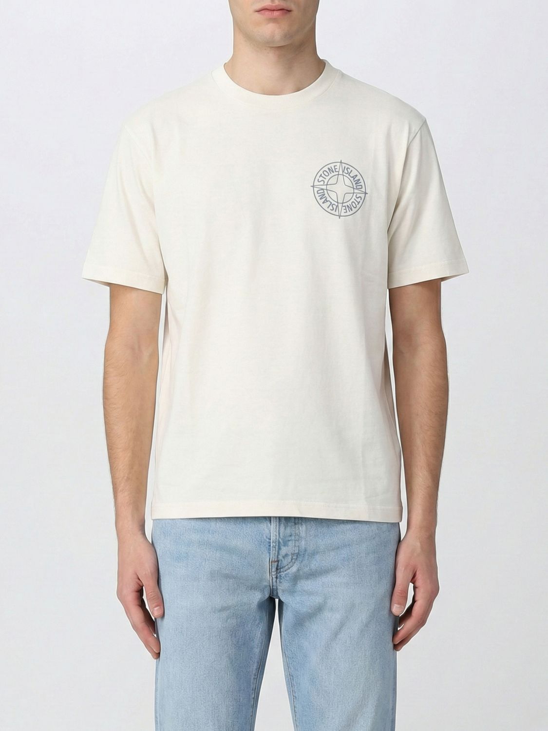 Stone Island Stone Island T-Shirt Men Ivory Size US M / EU 48-50 / 2 - 1 Thumbnail