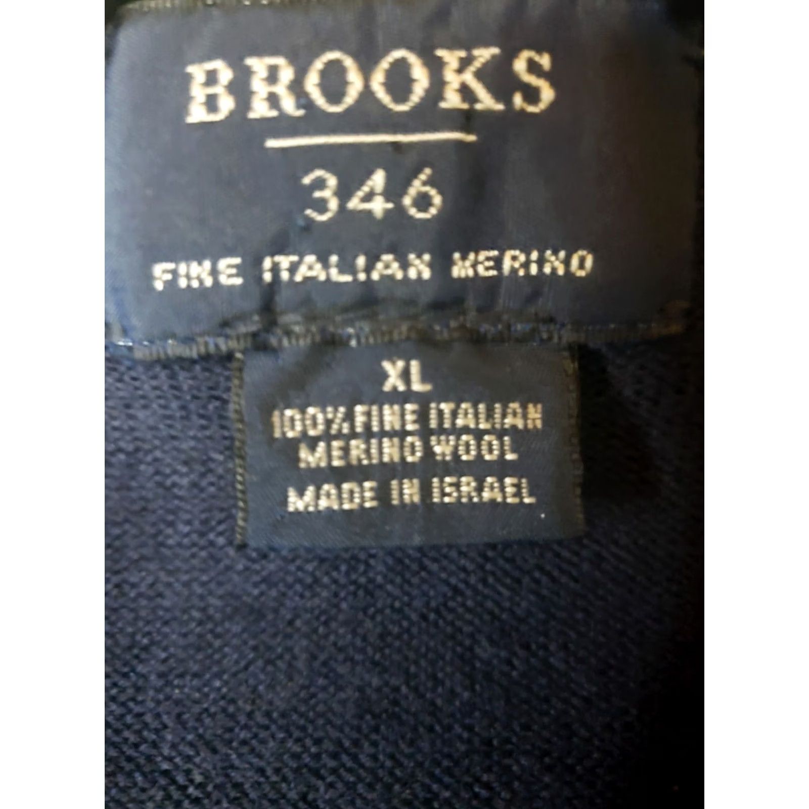 Brooks Brothers Brooks Brothers 346 100% Merino Wool Pullover Sweater Shirt XL Navy Men Long Sleeve Collared Crewneck/Standard Fit Regular Shirt Size US XL / EU 56 / 4 - 6 Thumbnail