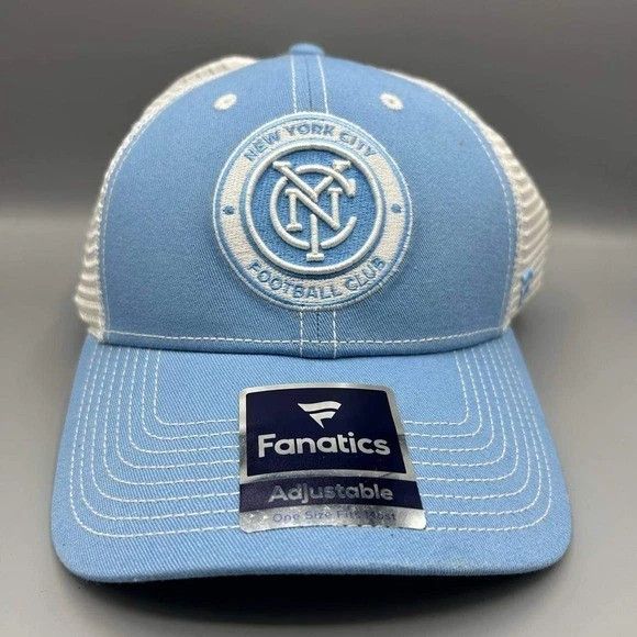 Other New York City FC Trucker Hat Embroidered Fanatics Snap Back Size ONE SIZE - 1 Thumbnail