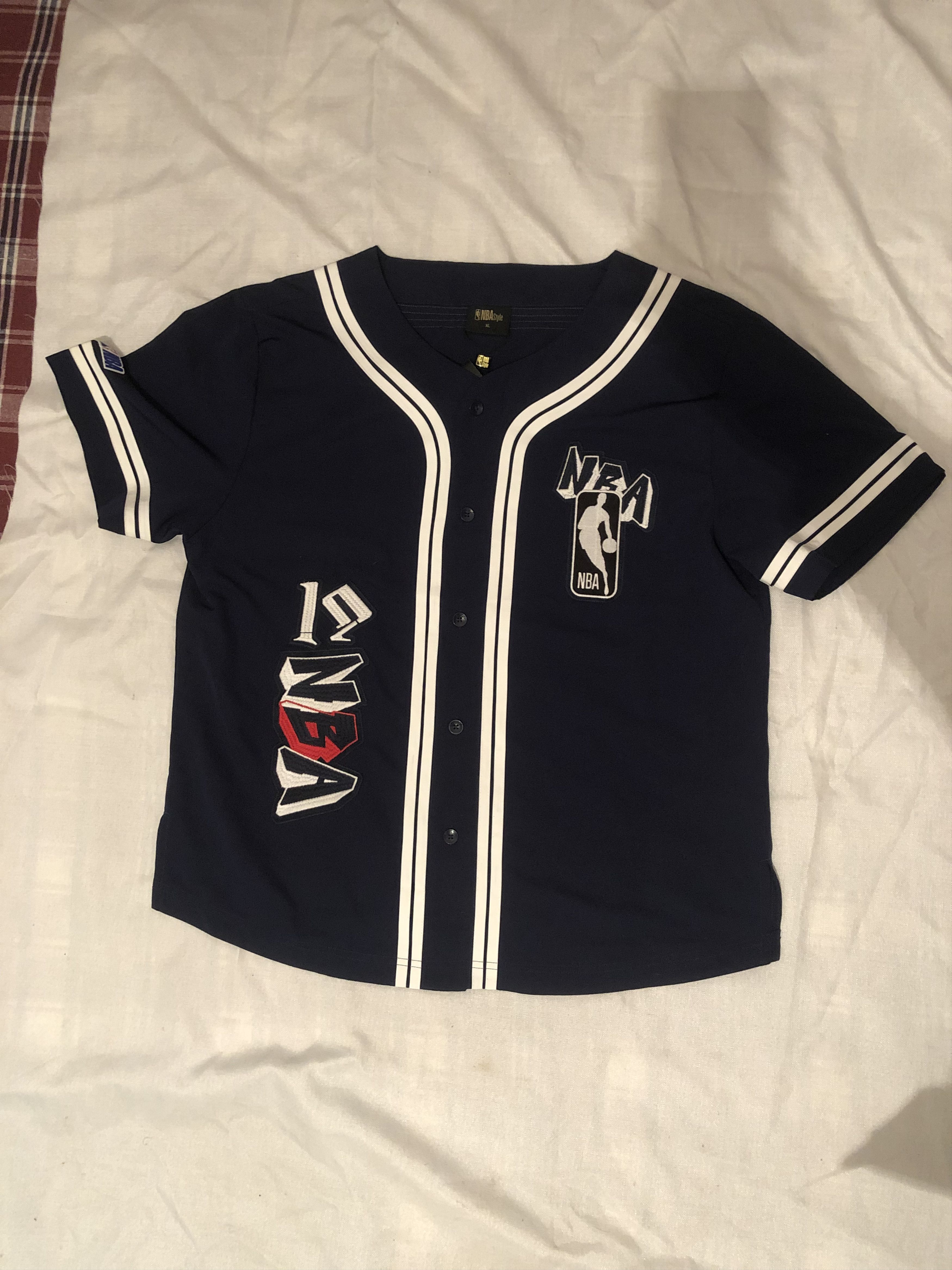 NBA Short Sleeve T-Shirt NBA Navy Blue Size US XL / EU 56 / 4 - 1 Thumbnail