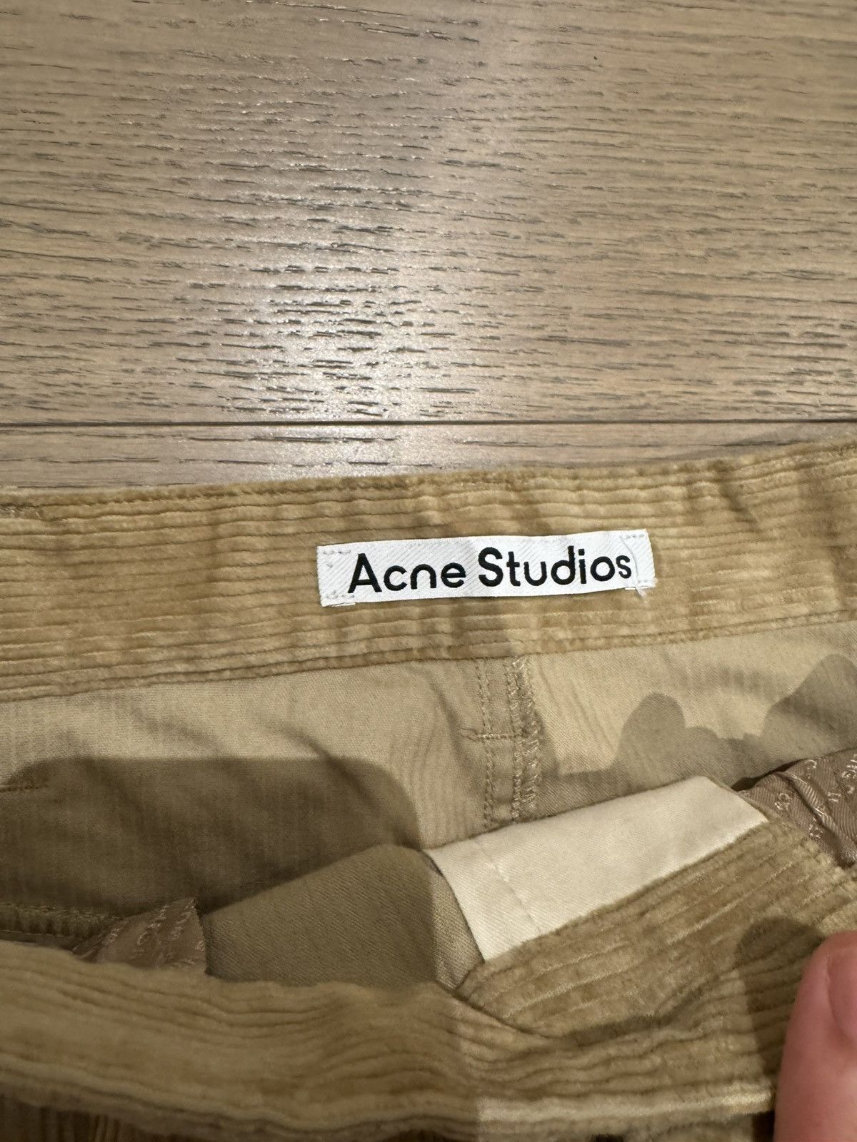 Acne Studios Acne Studios Corduroy Trousers (Beige Size 32) Size US 32 / EU 48 - 5 Thumbnail