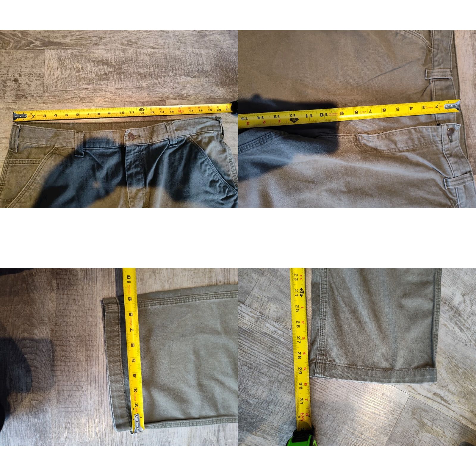 Carhartt VINTAGE Carhartt Pants Carpenter 40x30 Adult Green 90s Mens Relaxed Fit Workwear Carhartt B11 Size US 40 / EU 56 - 8 Thumbnail
