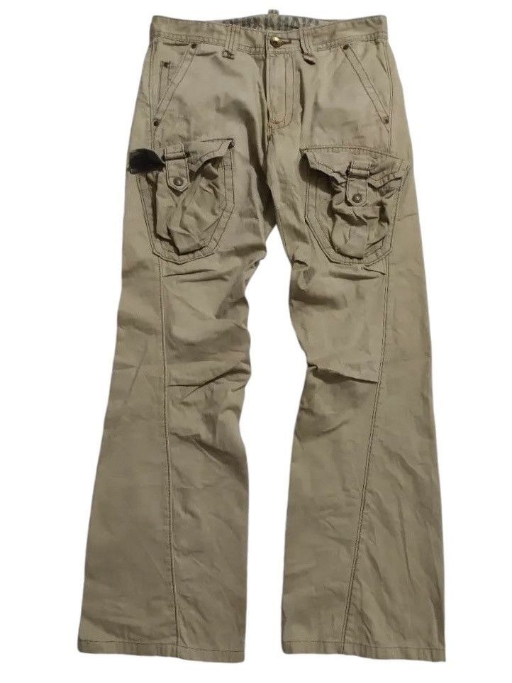 Edwin × Japanese Brand Edwin 505 khaki Cargo pants Nice Design Pocket Tactical Size US 30 / EU 46 - 1 Thumbnail