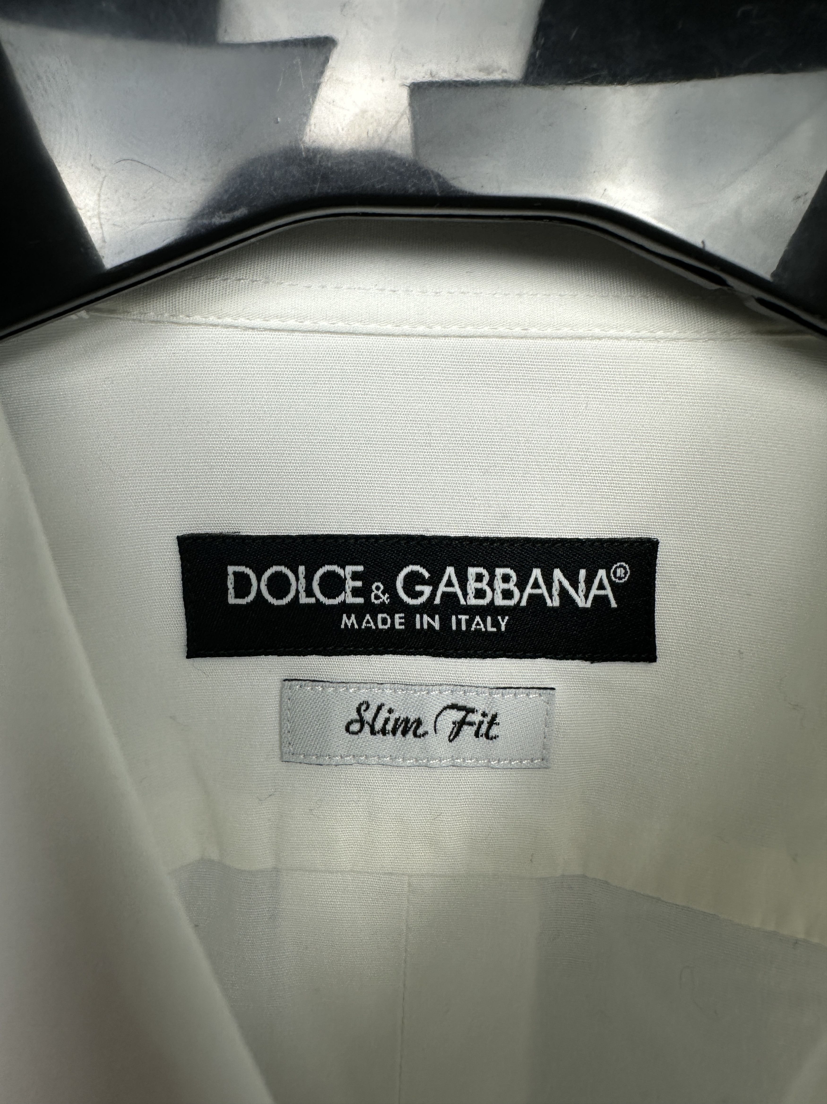 Dolce & Gabbana Dolce & Gabbana Vintage Mens Long Sleeve White Shirt Size US M / EU 48-50 / 2 - 5 Thumbnail