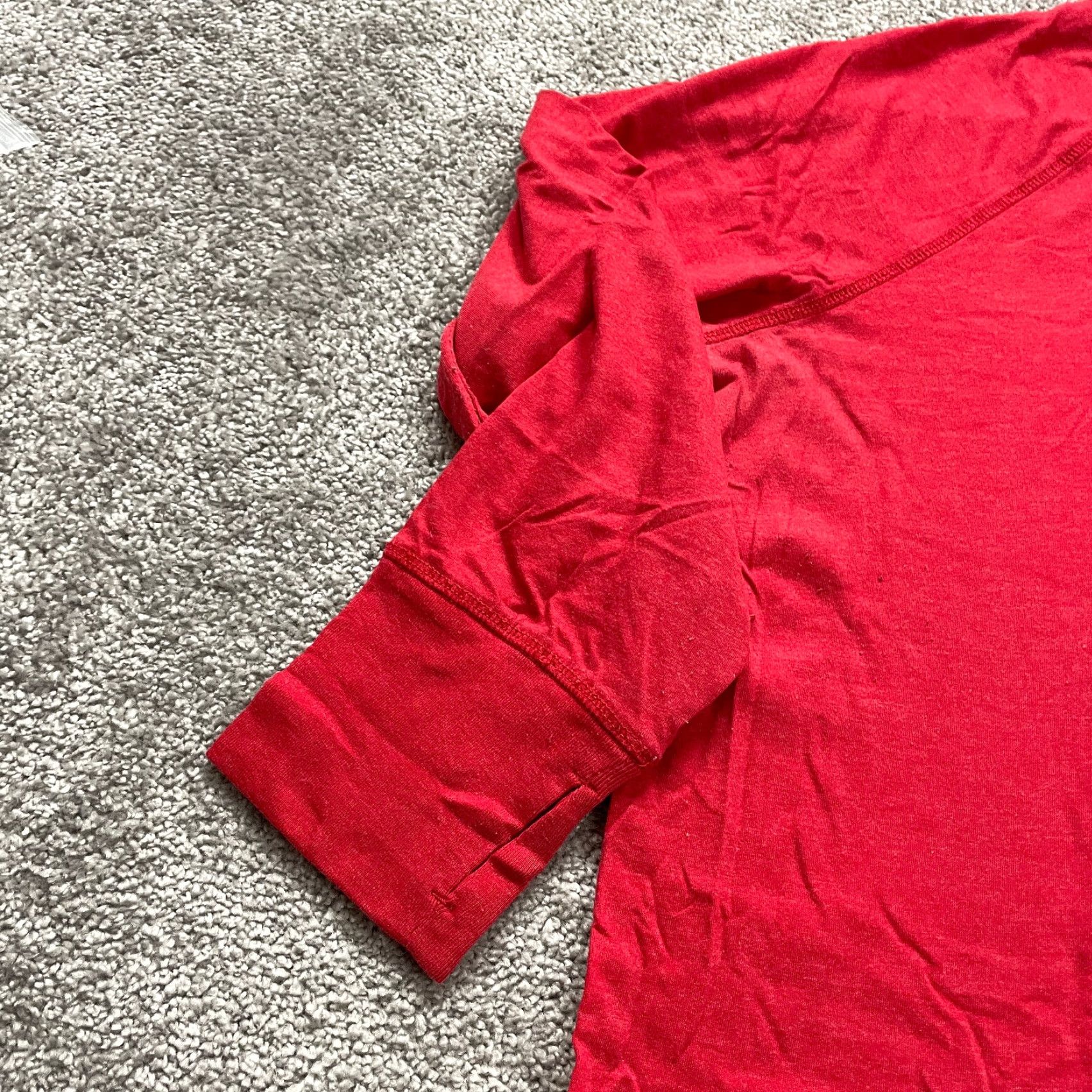 Tommy Hilfiger Womens Tommy Hilfiger Hoodie Sweatshirt 1X Red Pullover Hooded Lightweight Logo Knit Classic Jersey Size XL / US 12-14 / IT 48-50 - 5 Thumbnail