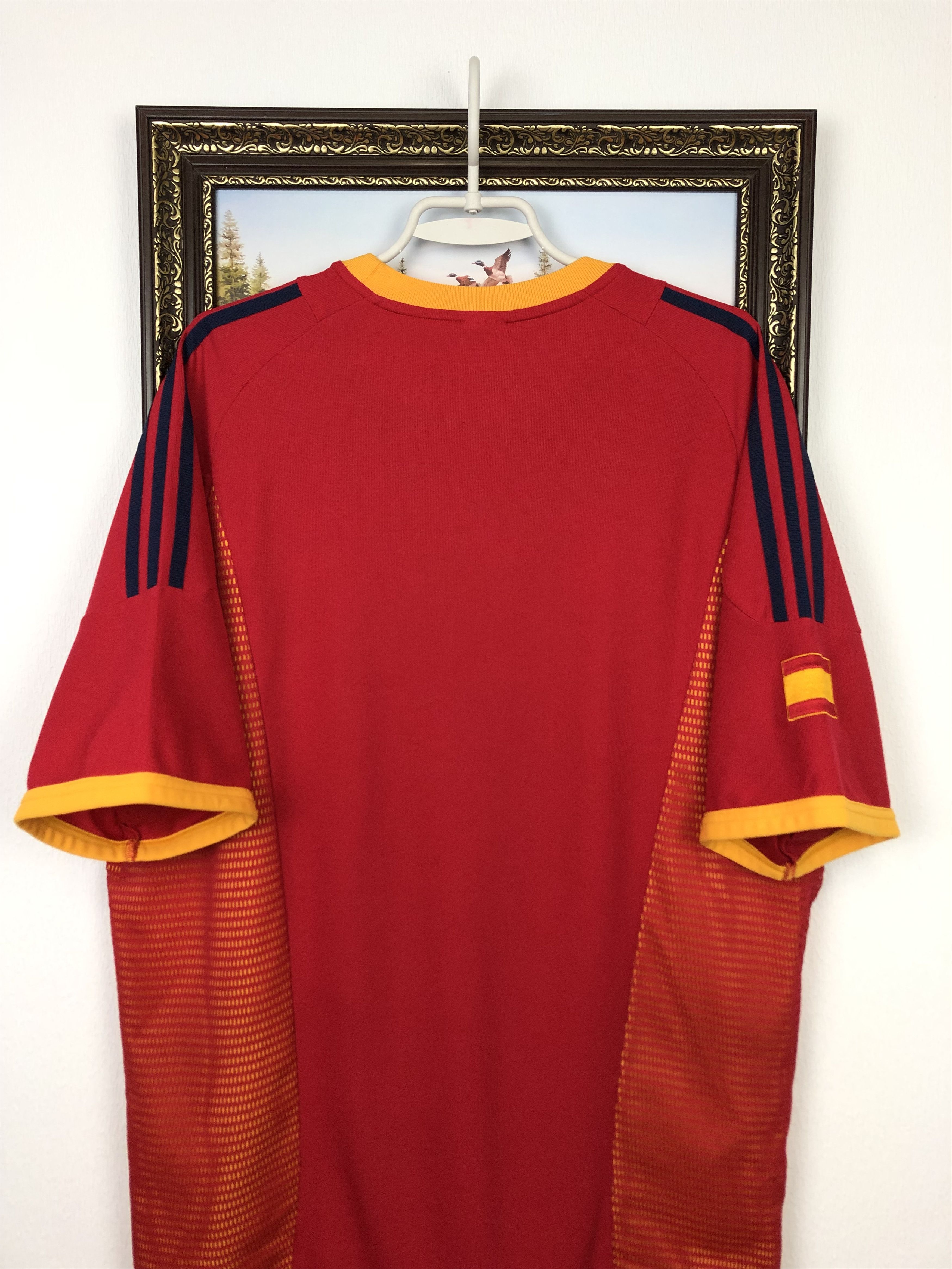 Adidas Spain football shirt 2002 Soccer Adidas Jersey Tee Hype Size US XL / EU 56 / 4 - 11 Thumbnail