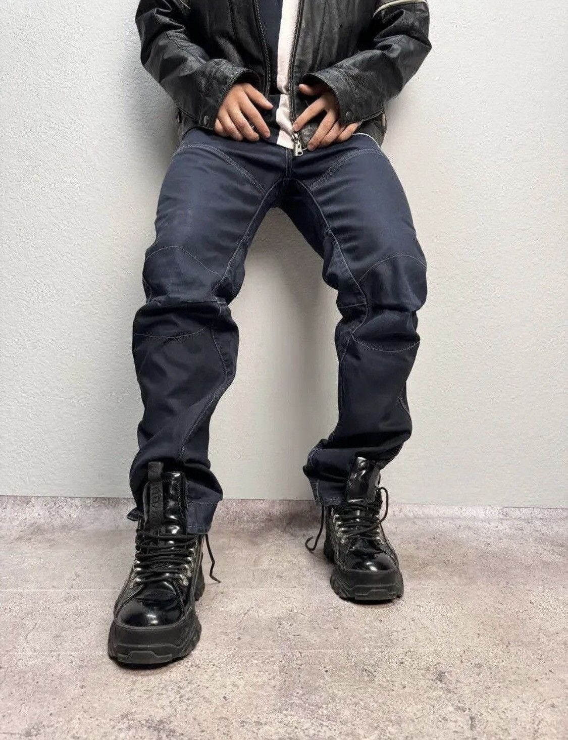 Other Vintage Junya Watanabe Bondage Style G Star Raw Cargo Pants Size US 31 - 3 Thumbnail
