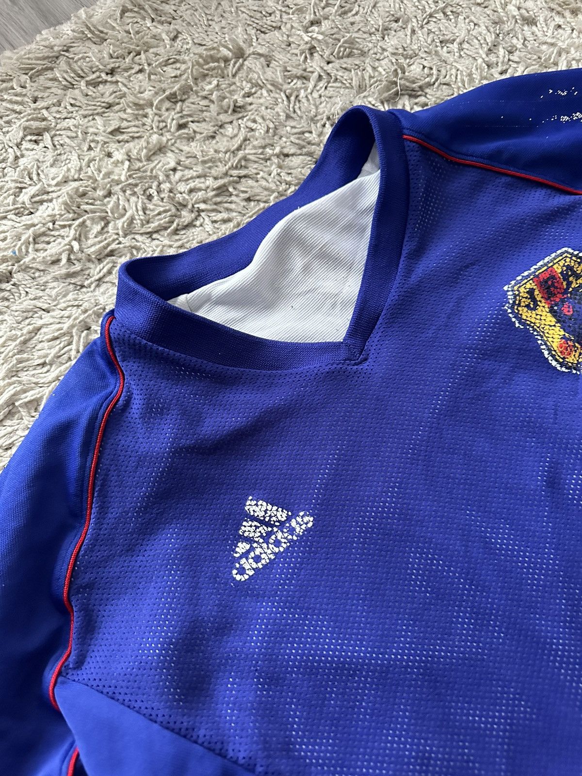 Adidas Japan Vintage Adidas Soccer Jersey Size US L / EU 52-54 / 3 - 5 Thumbnail