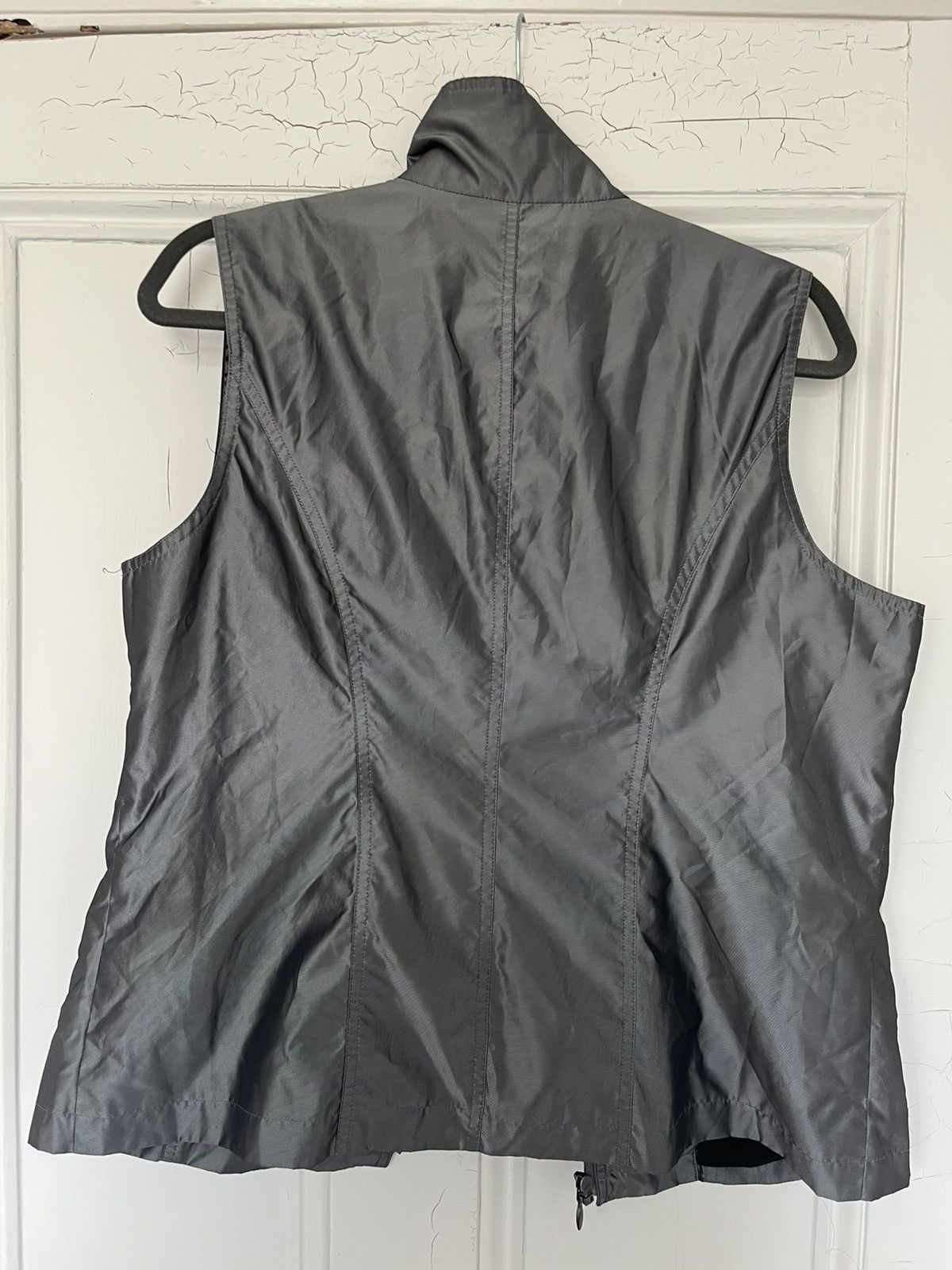 Japanese Brand Avant Garde Silver Vest With Rouching Size M / US 6-8 / IT 42-44 - 3 Thumbnail