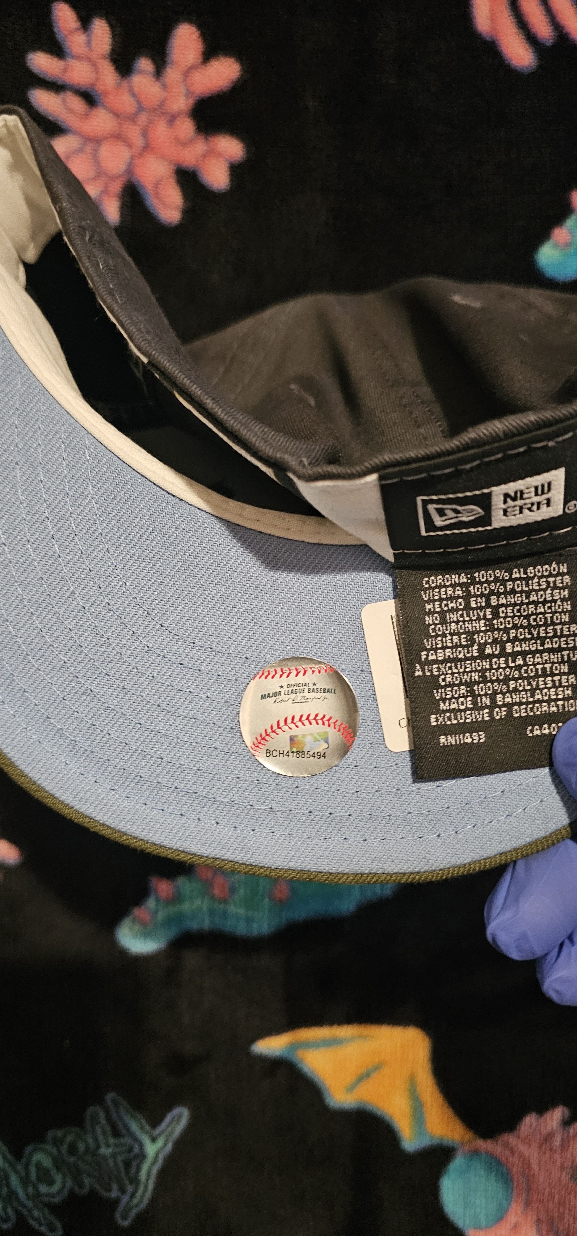New Era Sz 7 5/8 Chicago white Sox Two Tone 1991 Comiskey Park Patch Size ONE SIZE - 4 Thumbnail