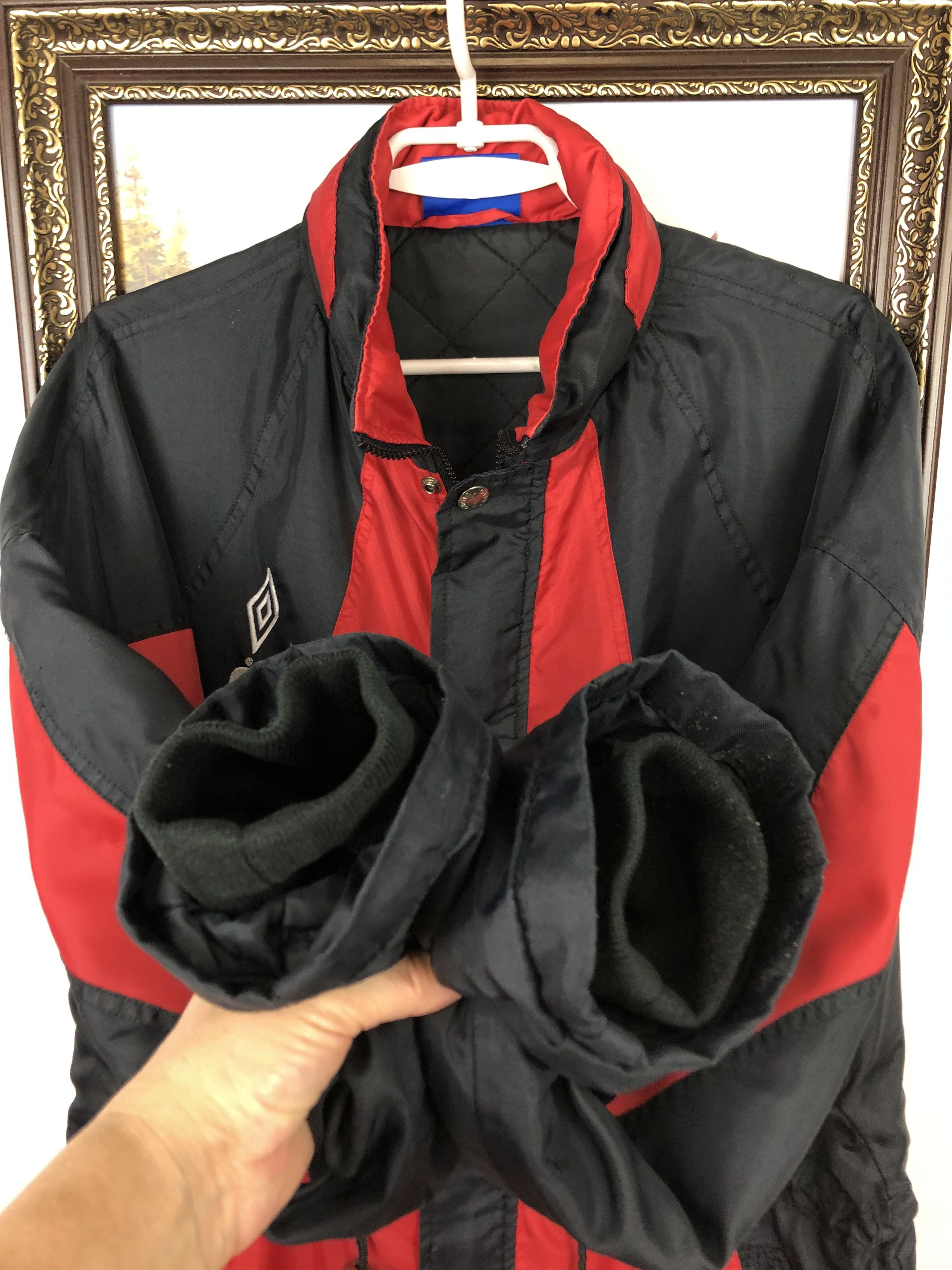 Umbro Vintage Manchester United Football Jacket Soccer Bomber Size US M / EU 48-50 / 2 - 8 Thumbnail
