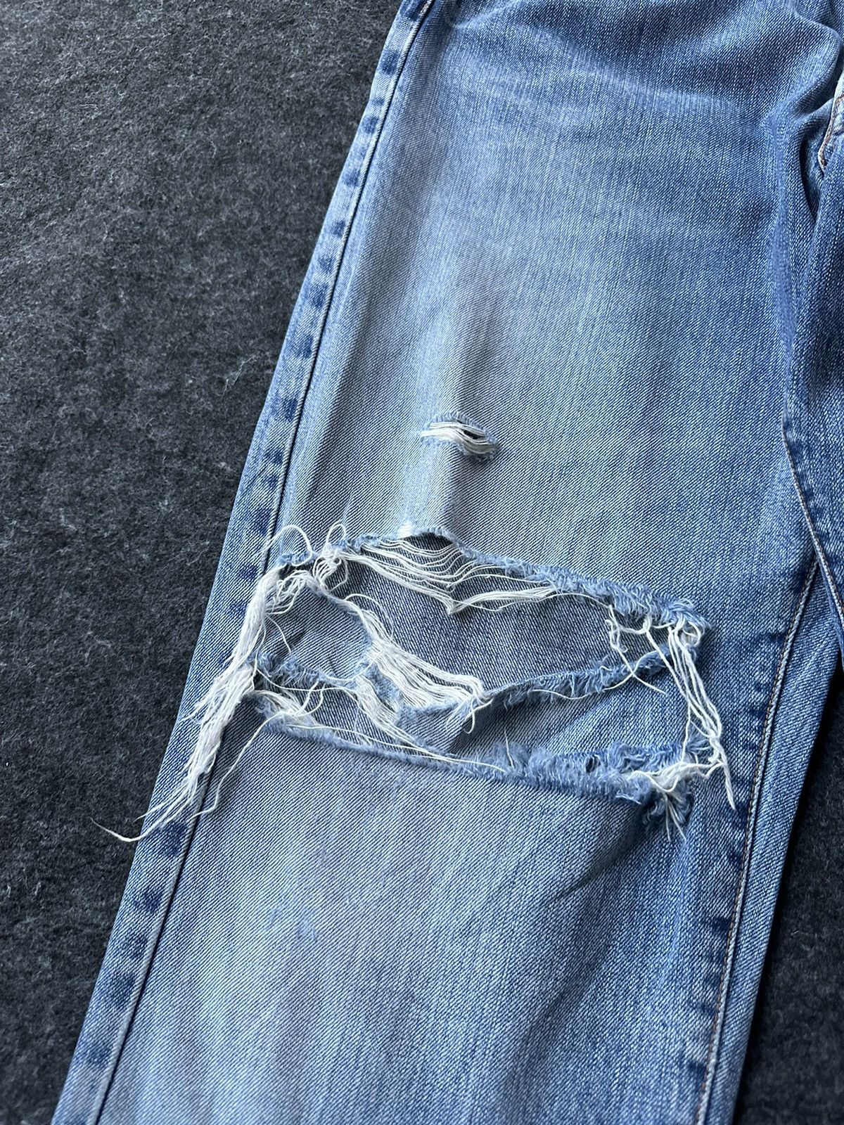 Replay Replay 901 Made in Italy Distressed Vintage Denim D514 Size US 30 / EU 46 - 4 Thumbnail